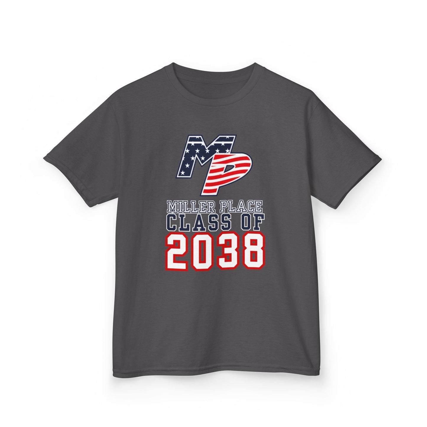Miller Place Class of 2038 Kids Heavy Cotton Tee