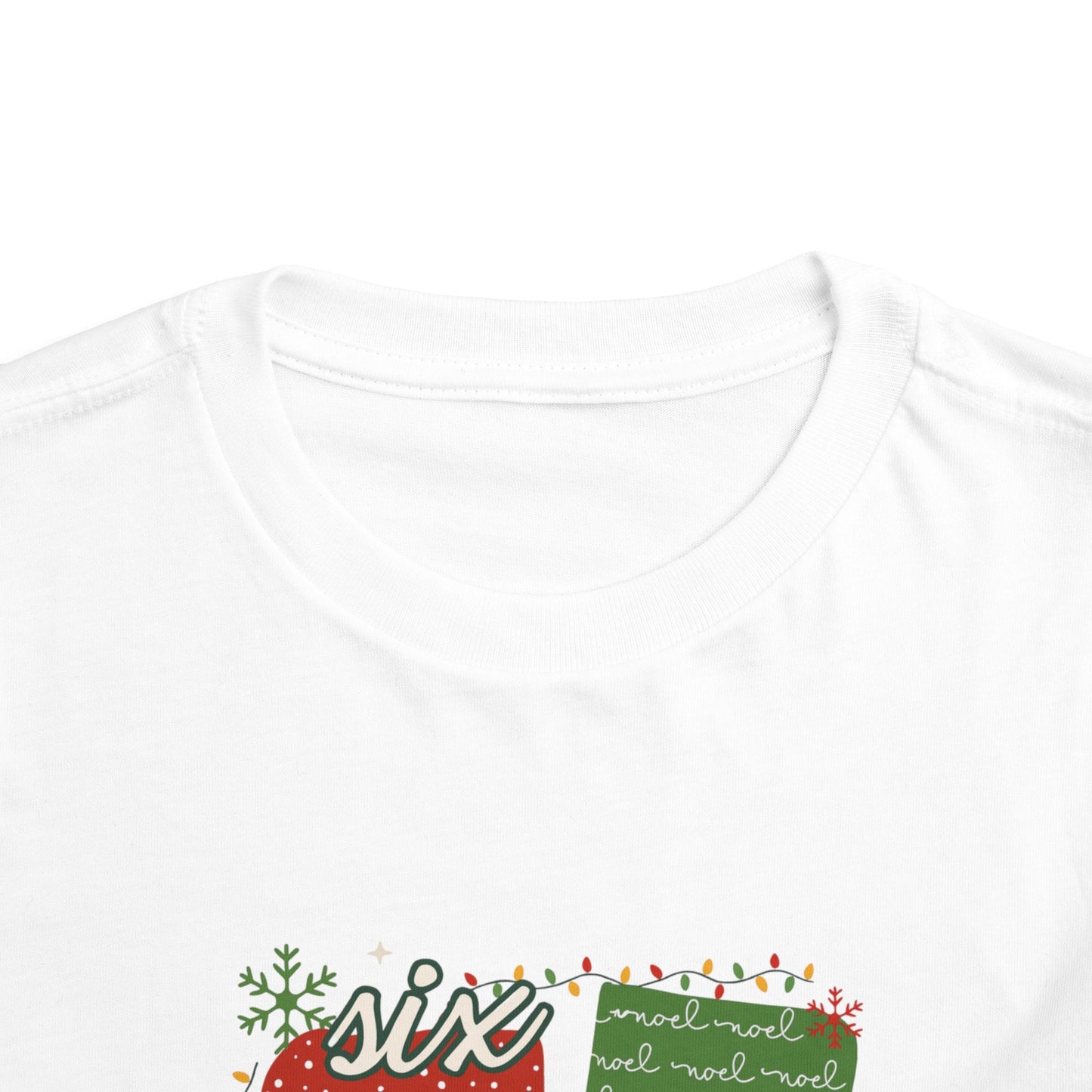 6-1 Toddler Tee "Six Seven" - Christmas