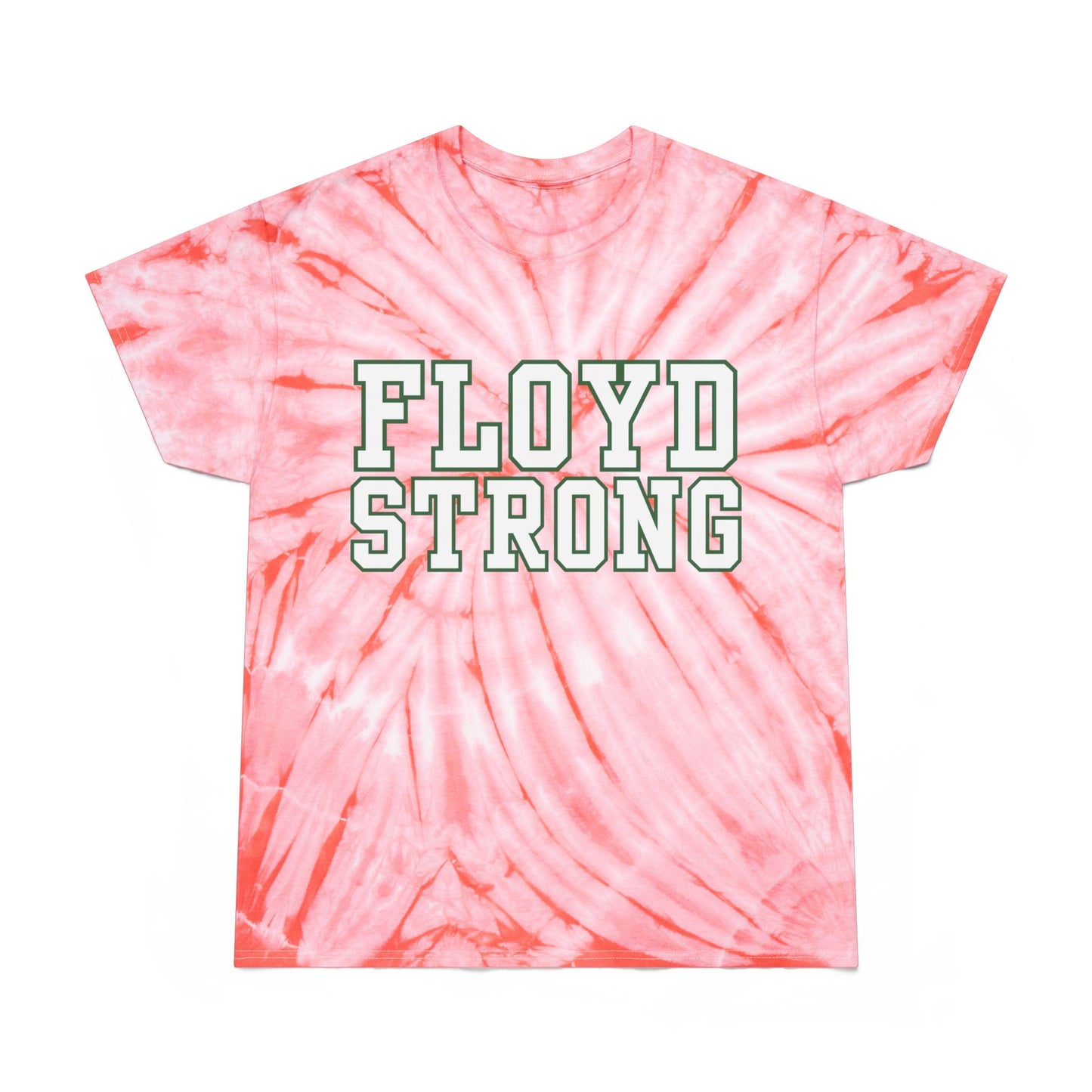 Floyd Strong Tie-Dye Tee - Bright Yellow Cyclone T-Shirt for Positive Vibes