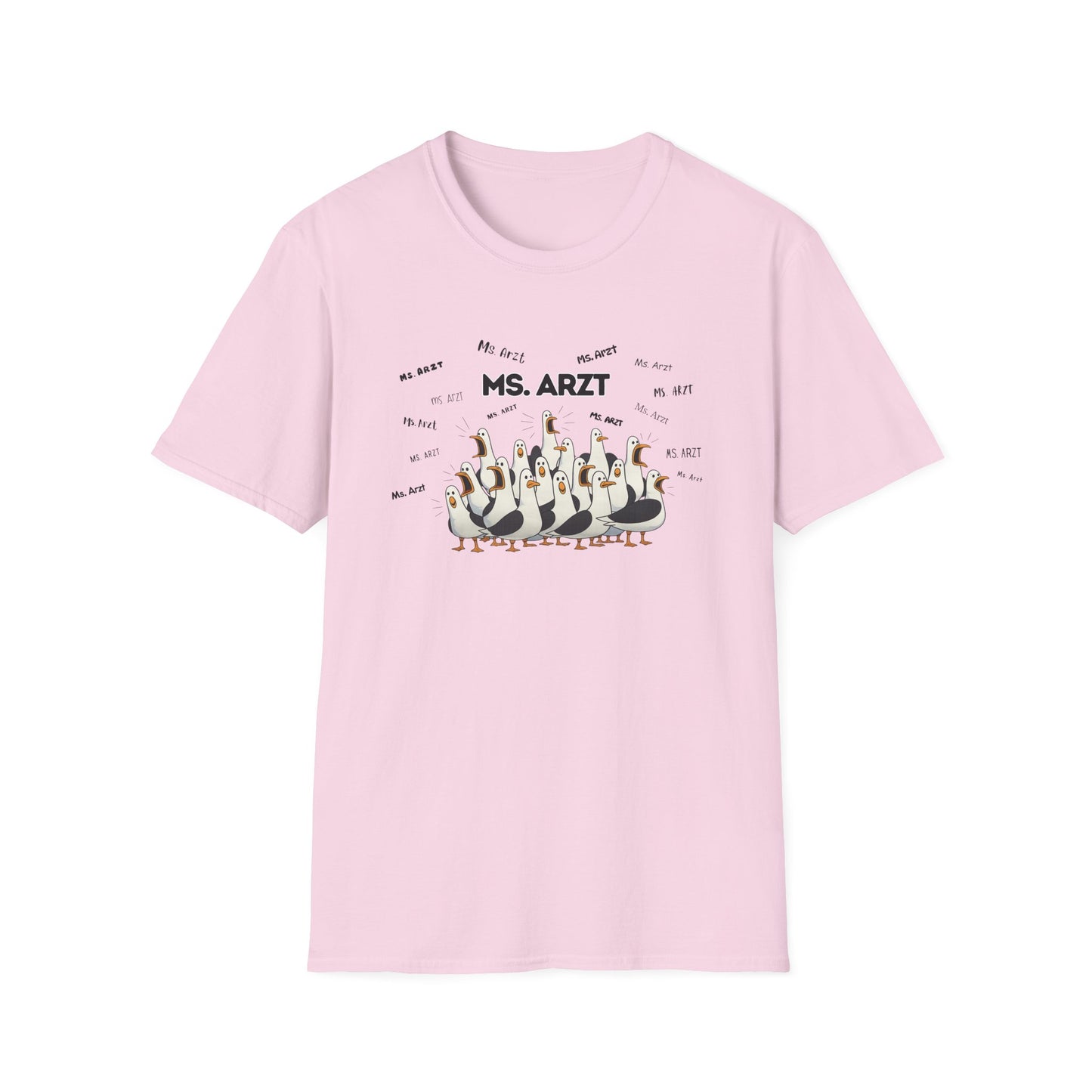 Ms. Arzt- Seagull Crew Graphic T-Shirt — Personalized