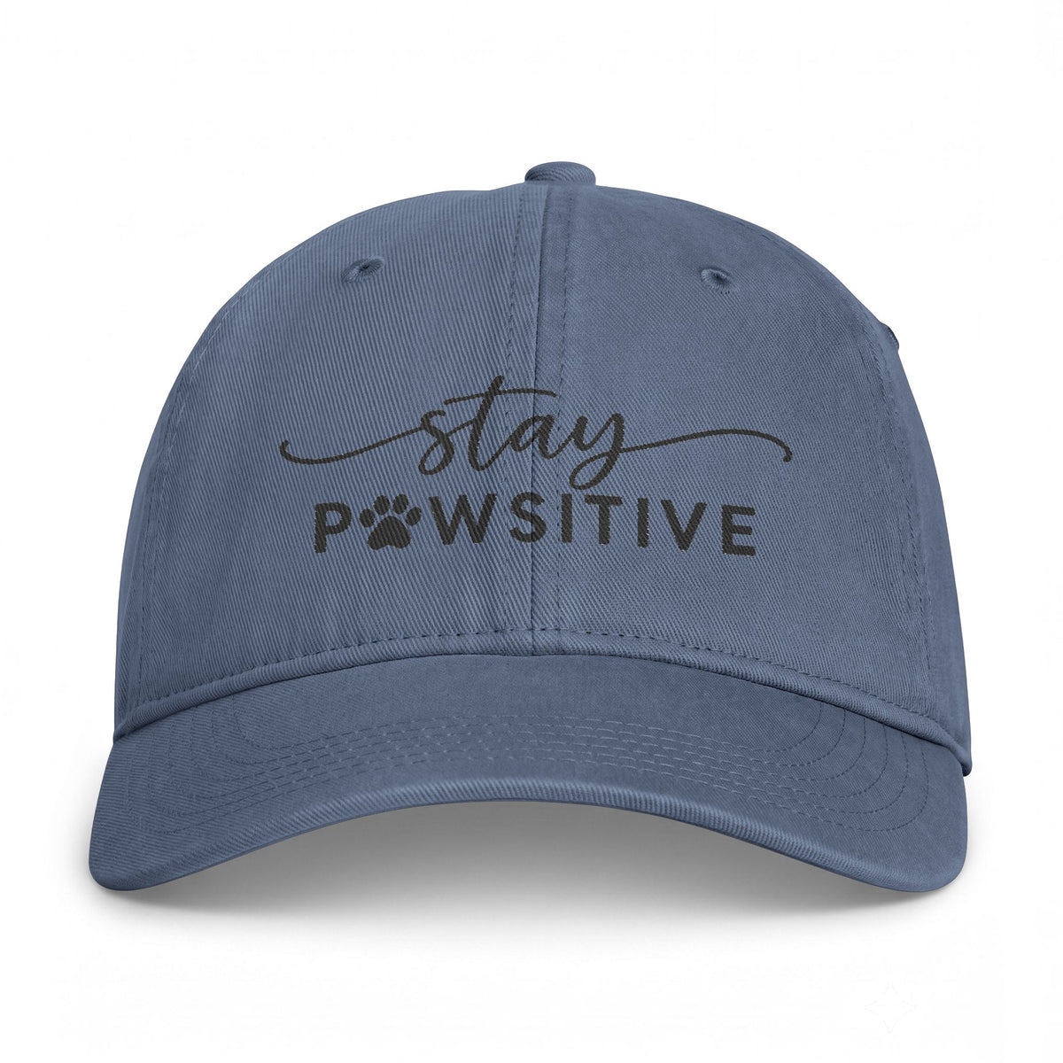 Stay Pawsitive "Hound + Home"- Embroidered Cap