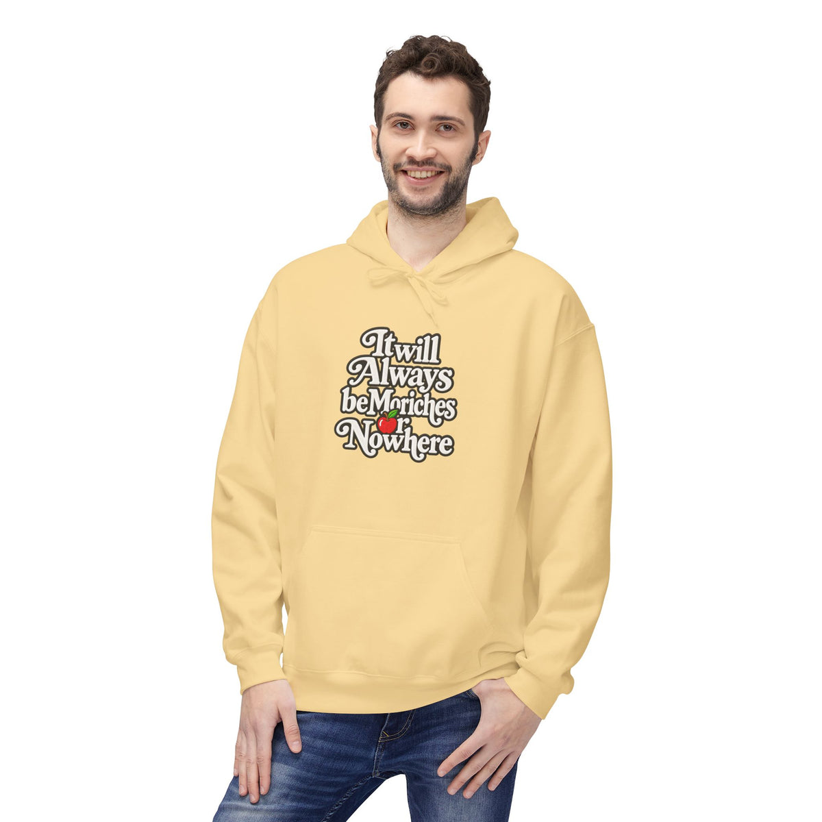 "MES or Nowhere" w/ apple- Moriches Hoodie