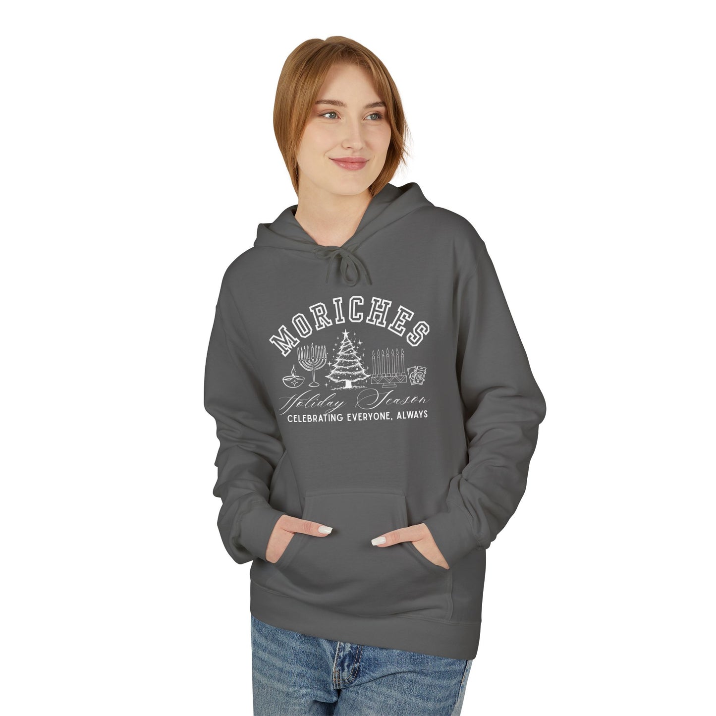 MORICHES Midweight Fleece Unisex Hoodie- Christmas
