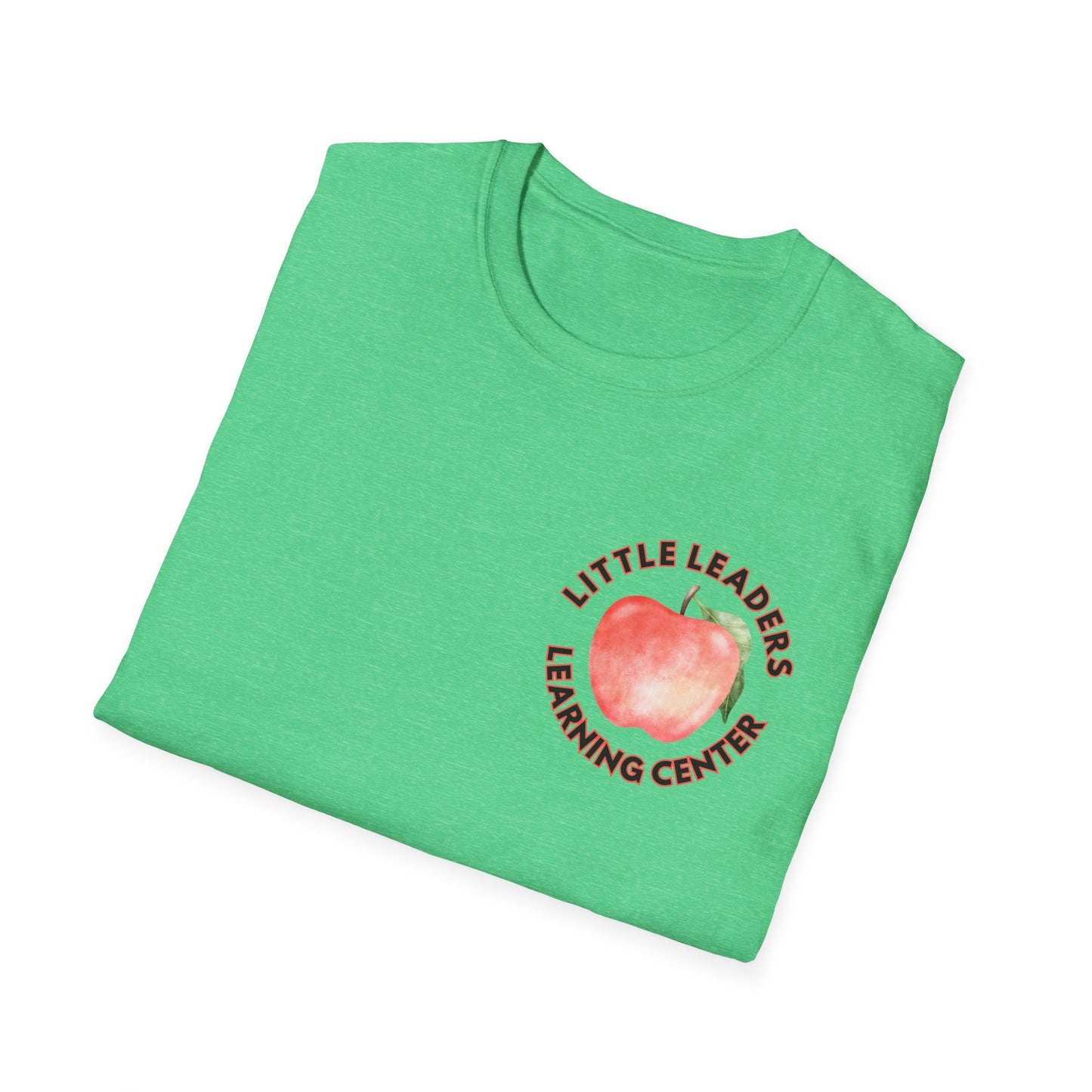 Little Leaders Teacher w/ Apple Design Unisex Softstyle T-Shirt