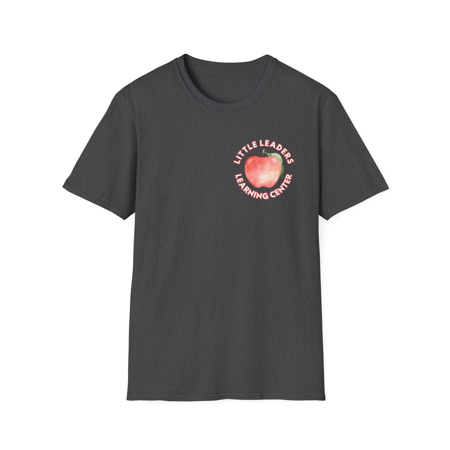 Little Leaders Teacher w/ Apple Design Unisex Softstyle T-Shirt