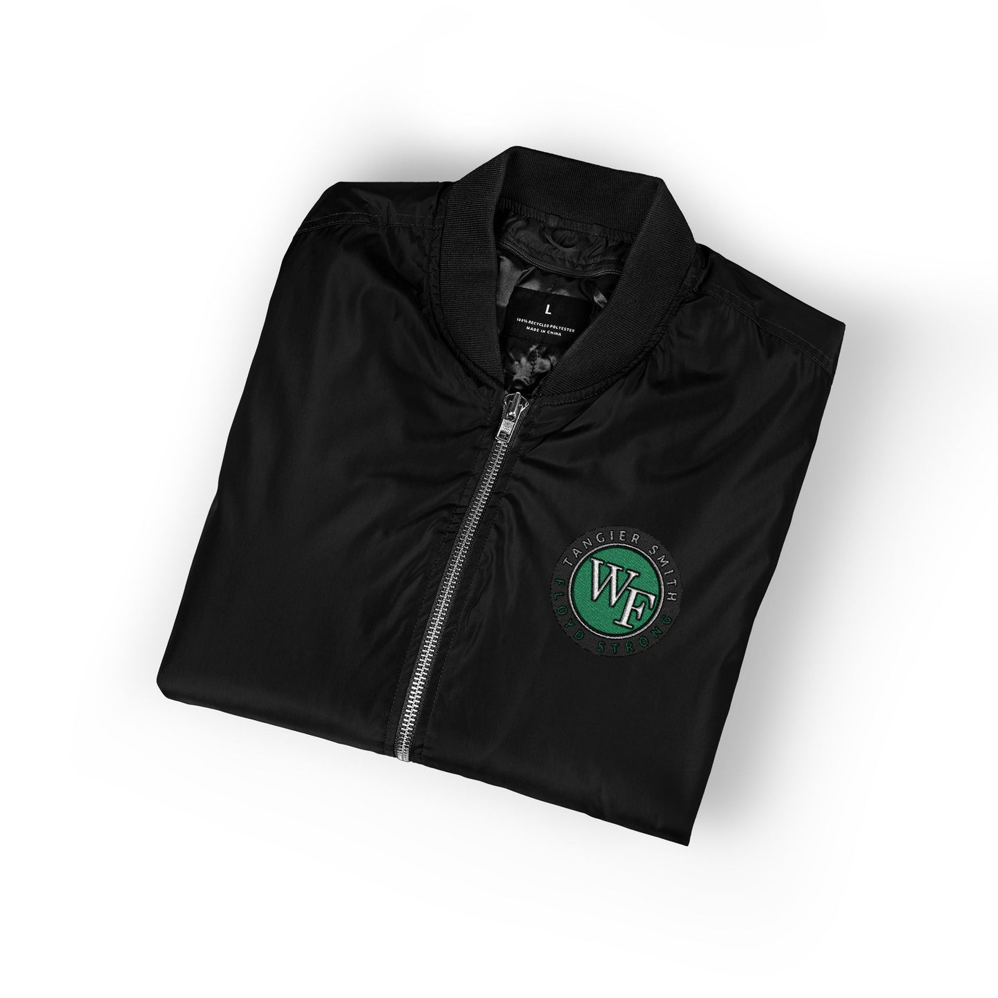 Tangier Smith - Eco-Friendly Embroidered Bomber Jacket