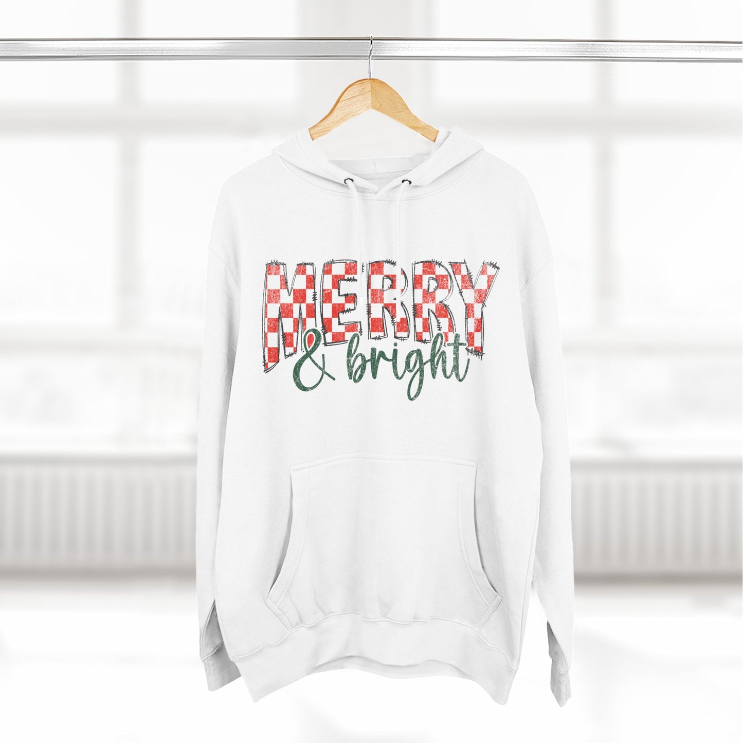 Merry & Bright Hoodie — Holiday Fleece
