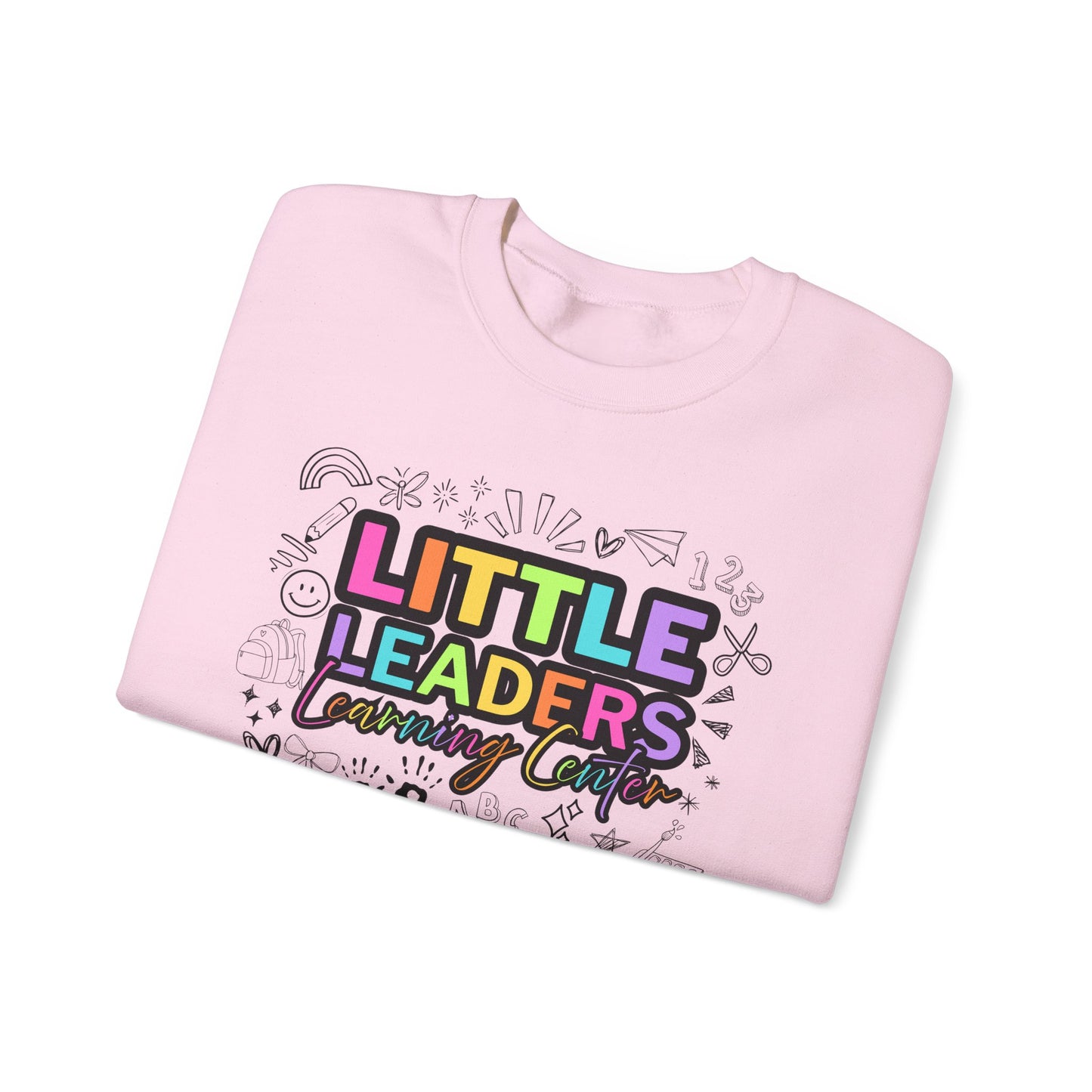 Little Leaders Doodle Colorful Crewneck Sweatshirt
