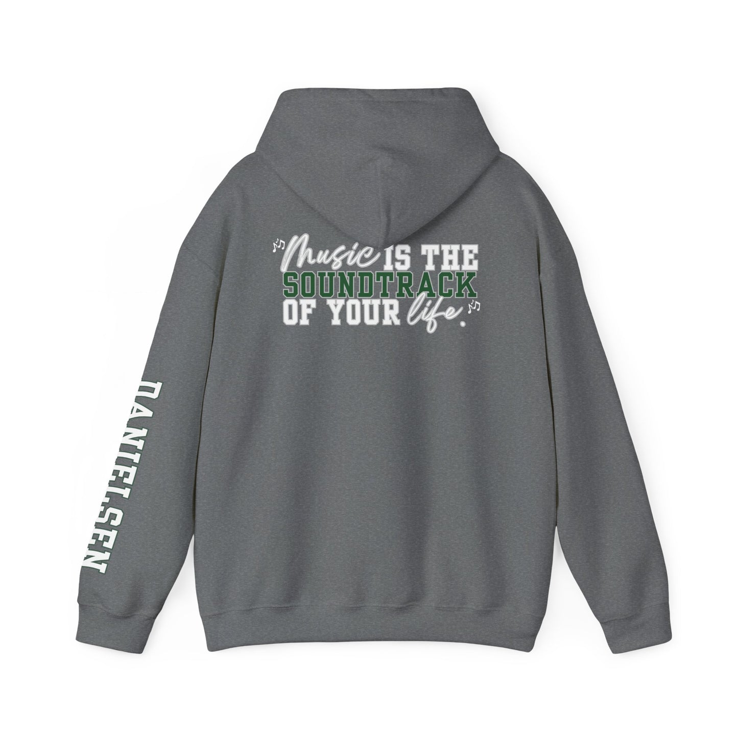 Danielsen- Floyd Music Heavy Cotton Tee - "Music is the Soundtrack of Your Life" Unisex T-Shirt- Personalized