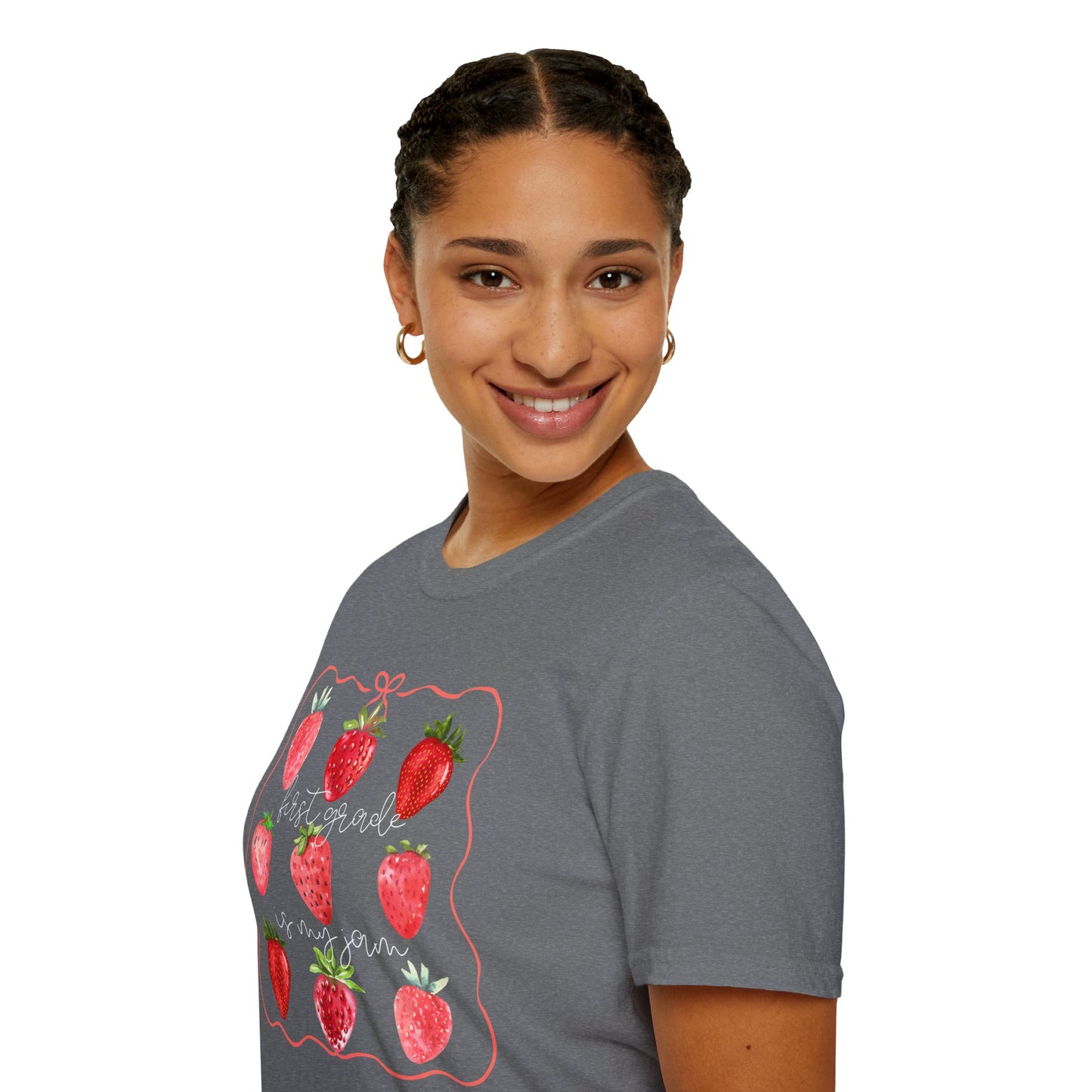 1st Grade is my Jam- Unisex Softstyle T-Shirt- Back to School