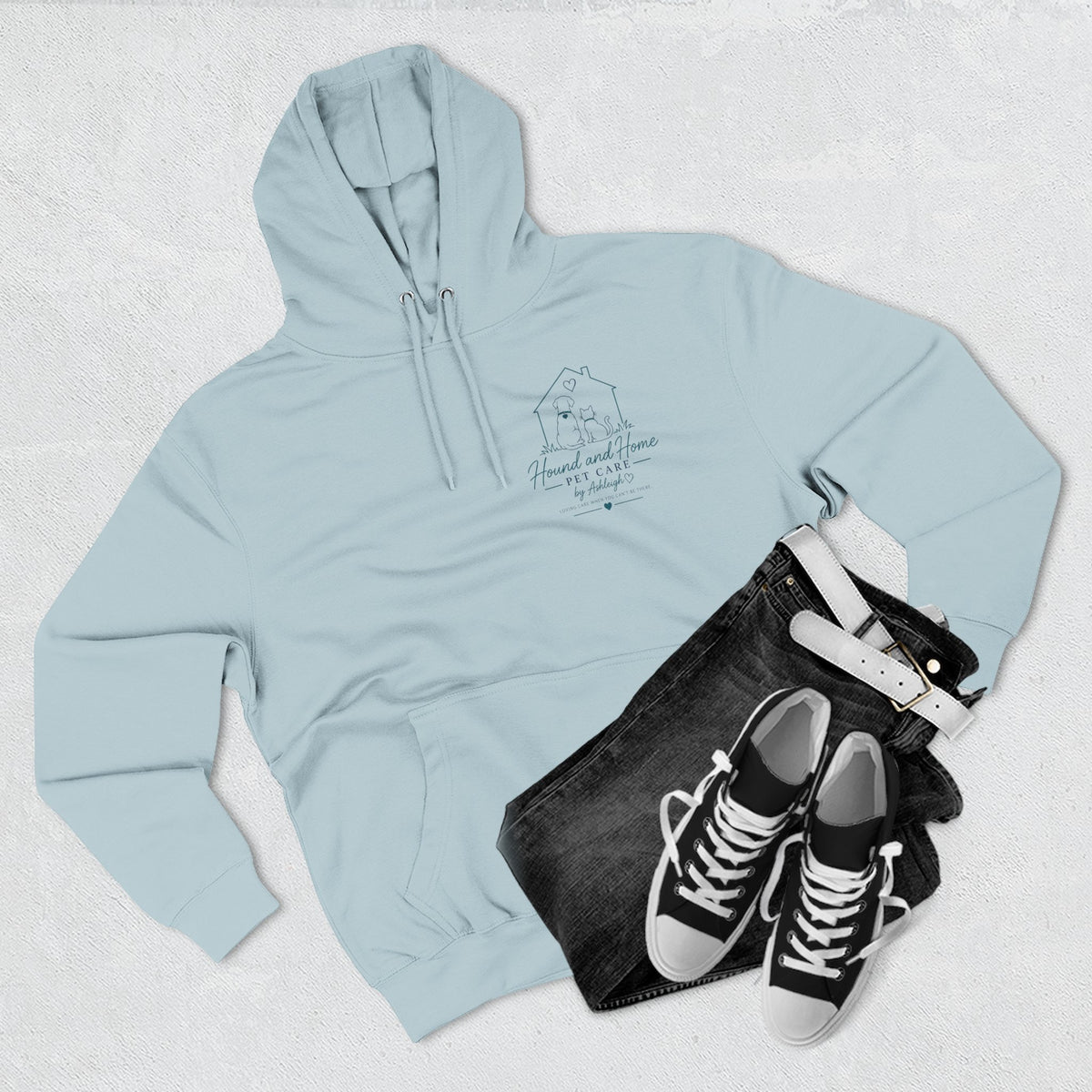 Ashleigh — "Hound and Home" Logo Personalized Pullover
