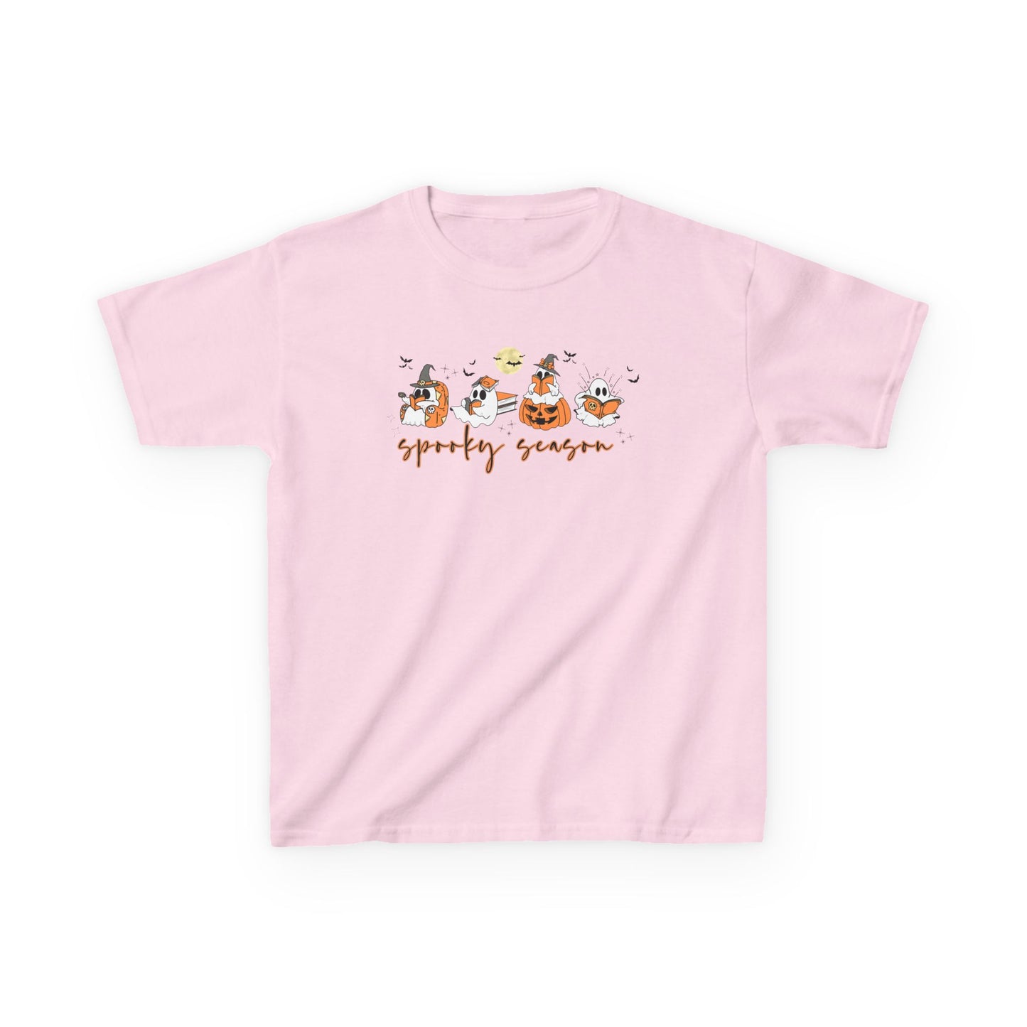 Spooky Season- Reading Ghosts- Halloween - Kids Cotton™ Tee
