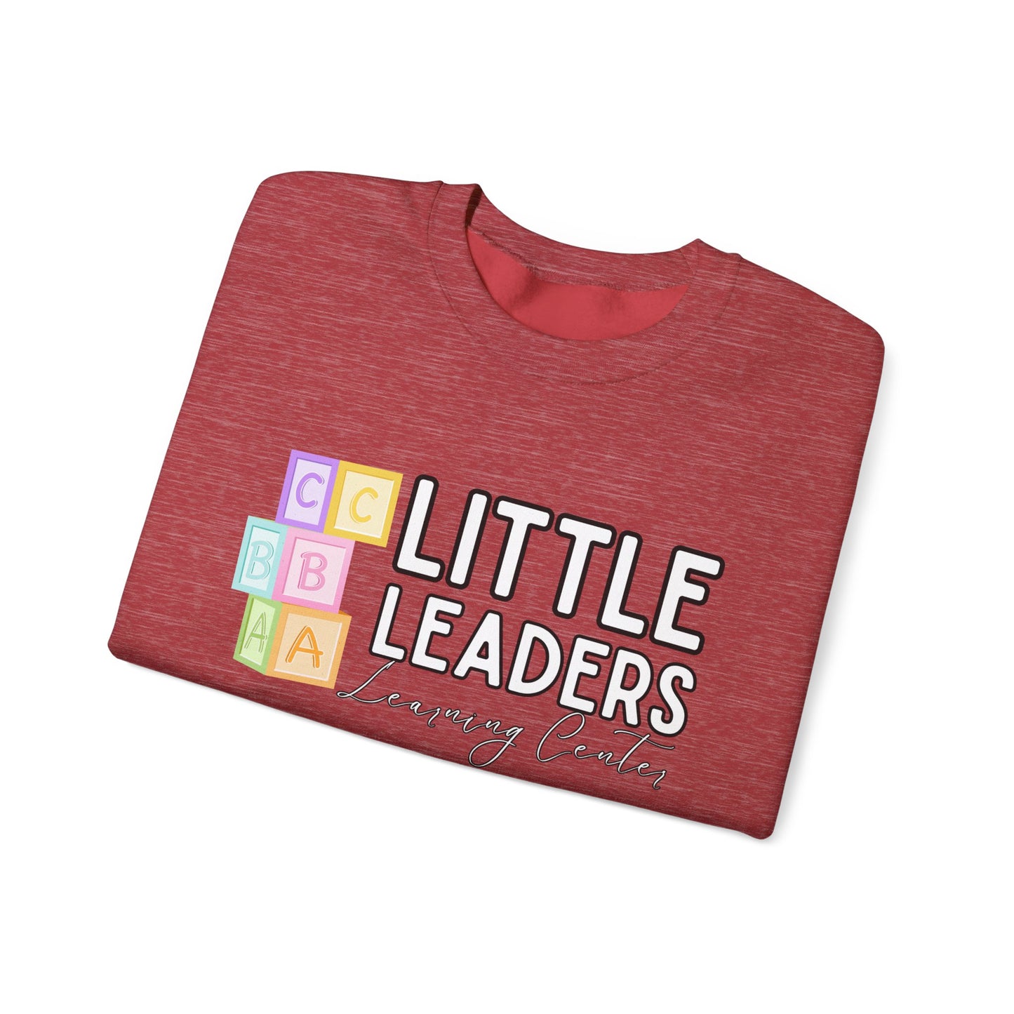 Little Leaders w/ Blocks Crewneck Unisex Sweatshirt