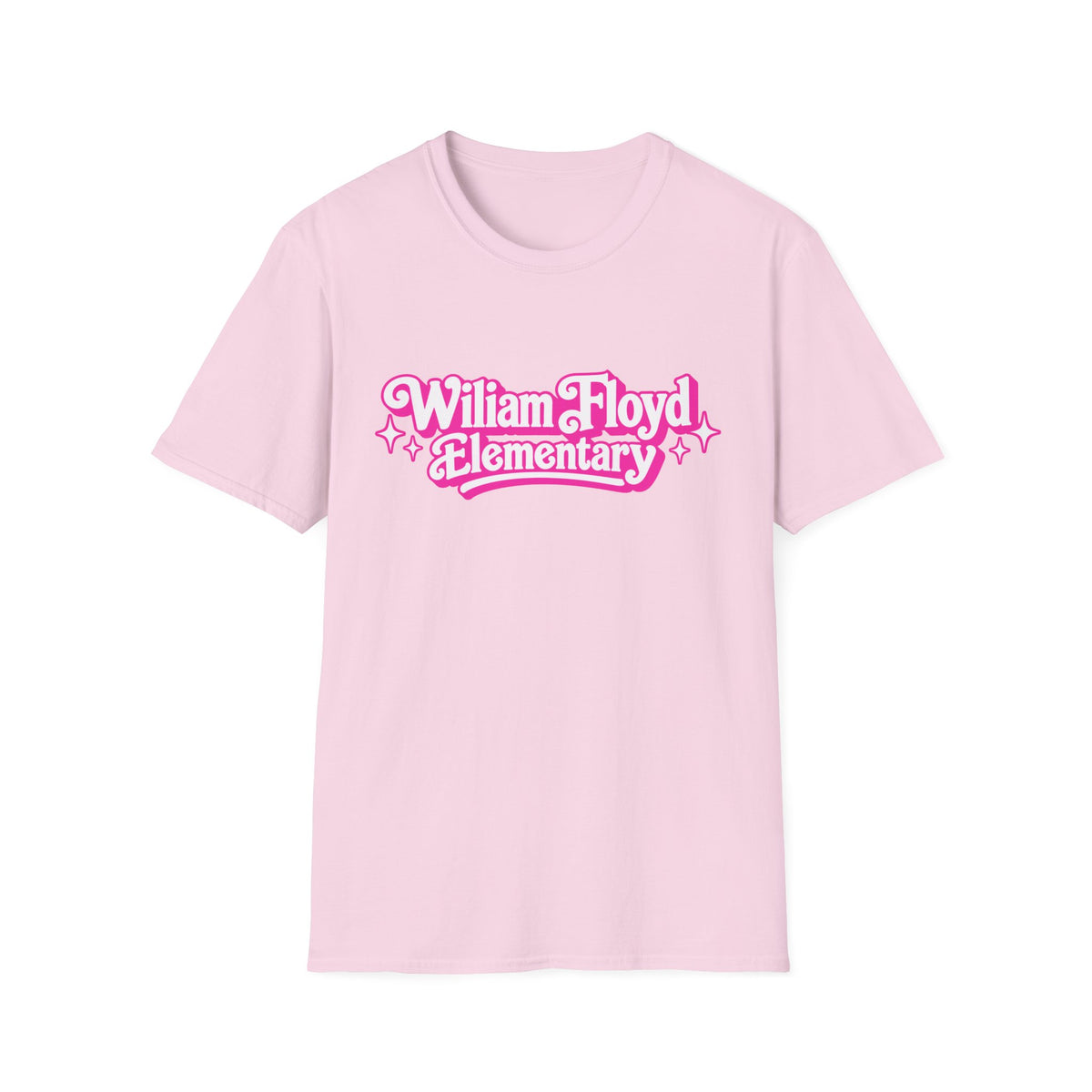 WFE Barbie (w/sparkles) -Breast Cancer Awareness Tee, Unisex Softstyle T-Shirt