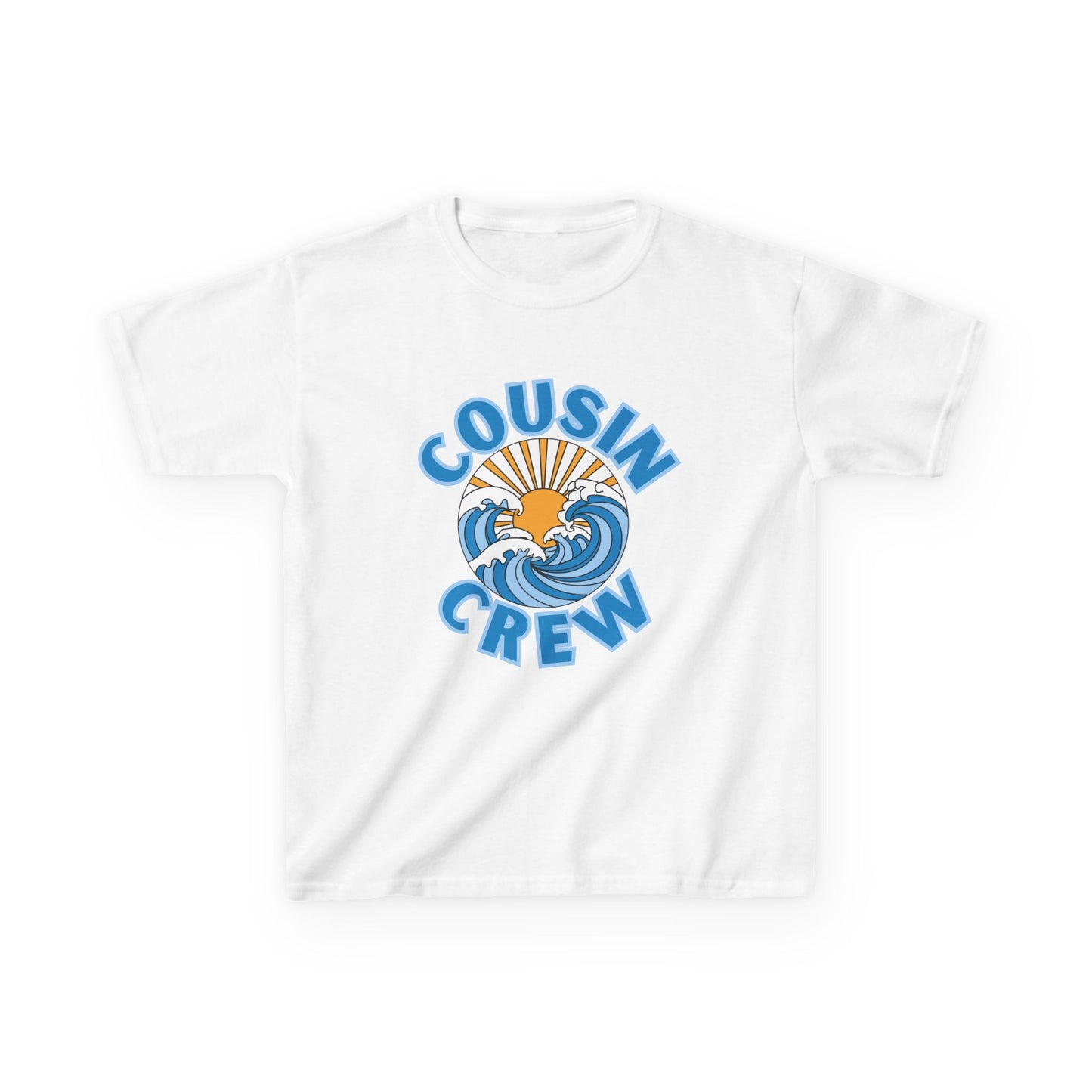 Cool Cousin Crew Kids Tee - Summer Fun, Family Gatherings, Beach Days, Mini Collection