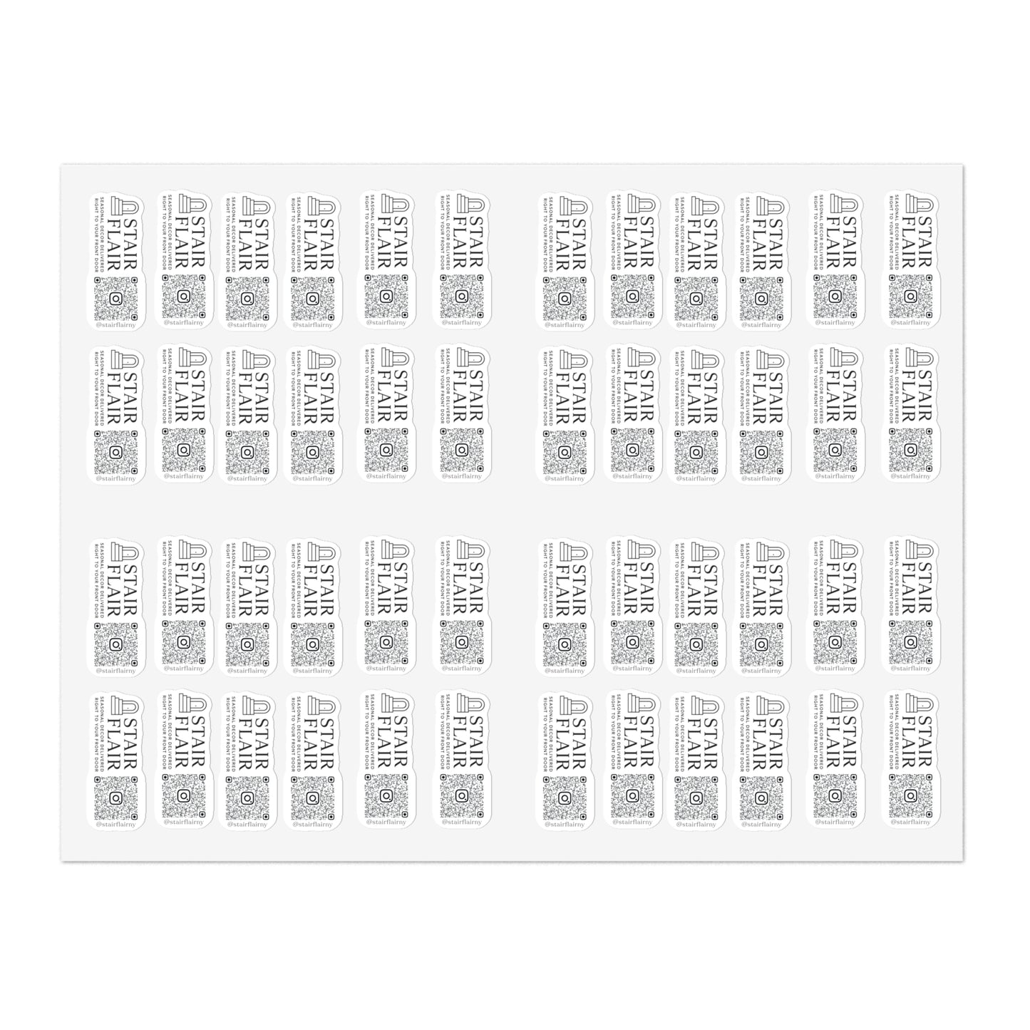 Stair Flair Sticker Page