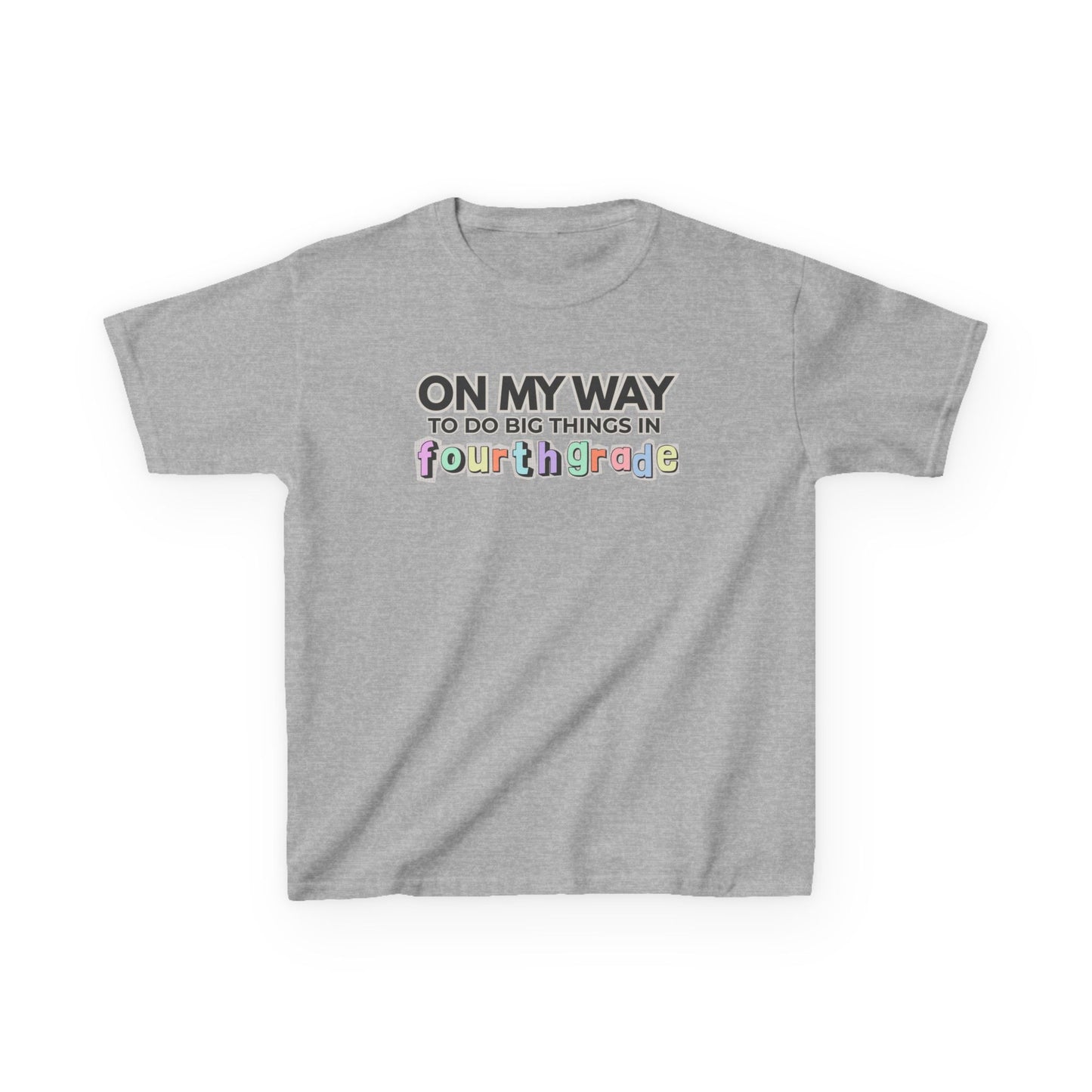Big Things in 4th Grade- Kids Back to School Shirt