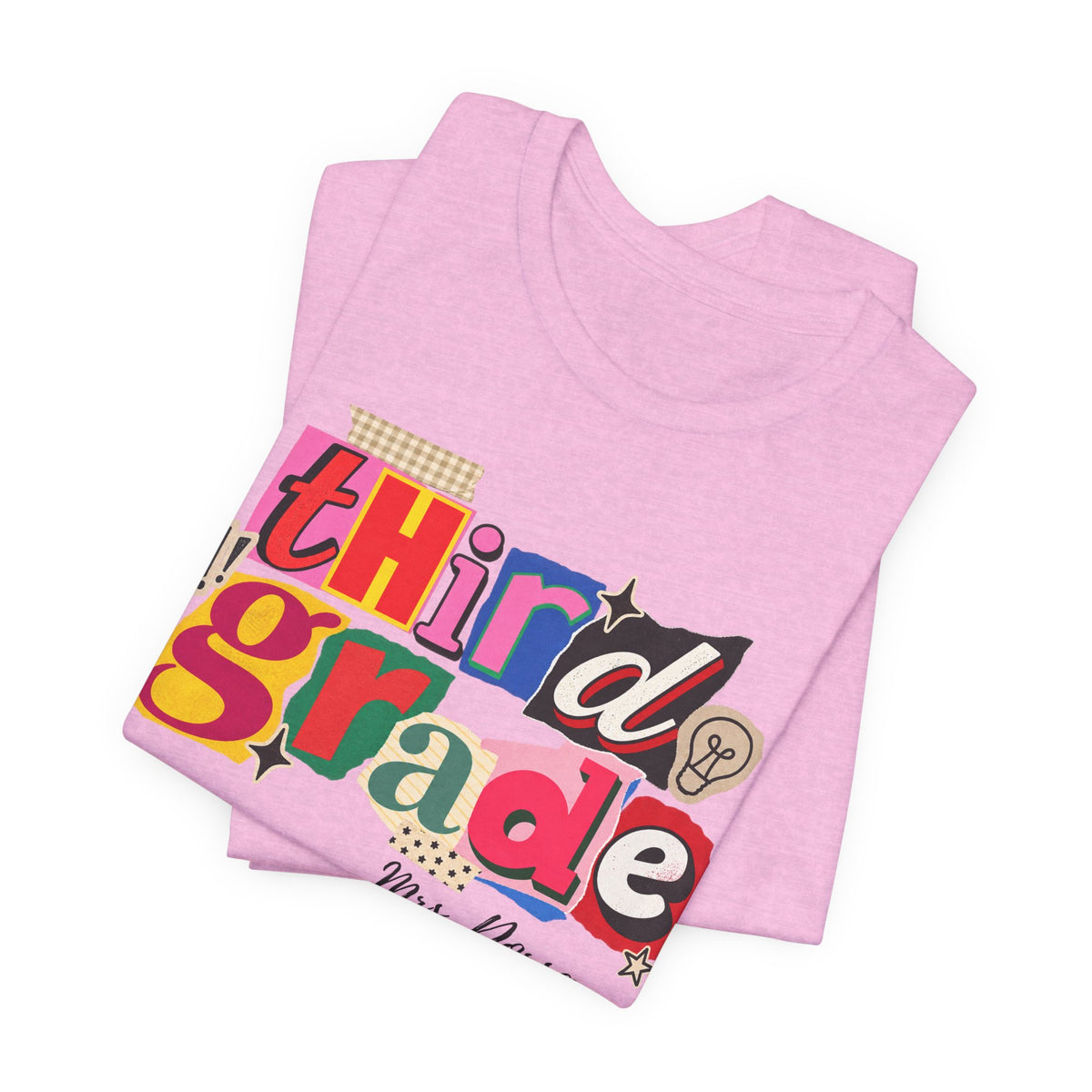 Dorsa- Third Grade Teacher T-Shirt – Personalized