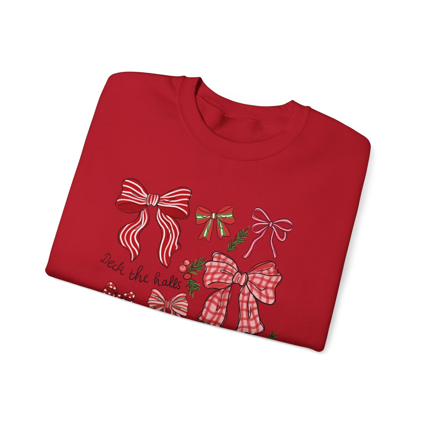 Holly Jolly Bows Christmas Crewneck