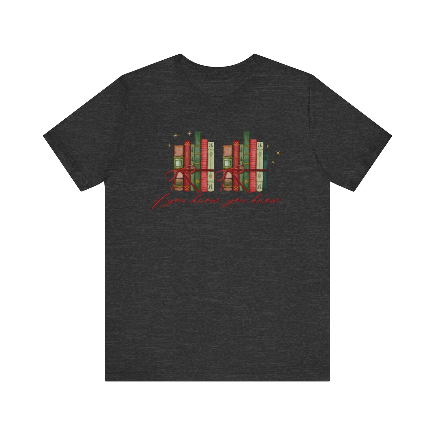 6-7 Books, "if you know you know"— Christmas Unisex T‑Shirt