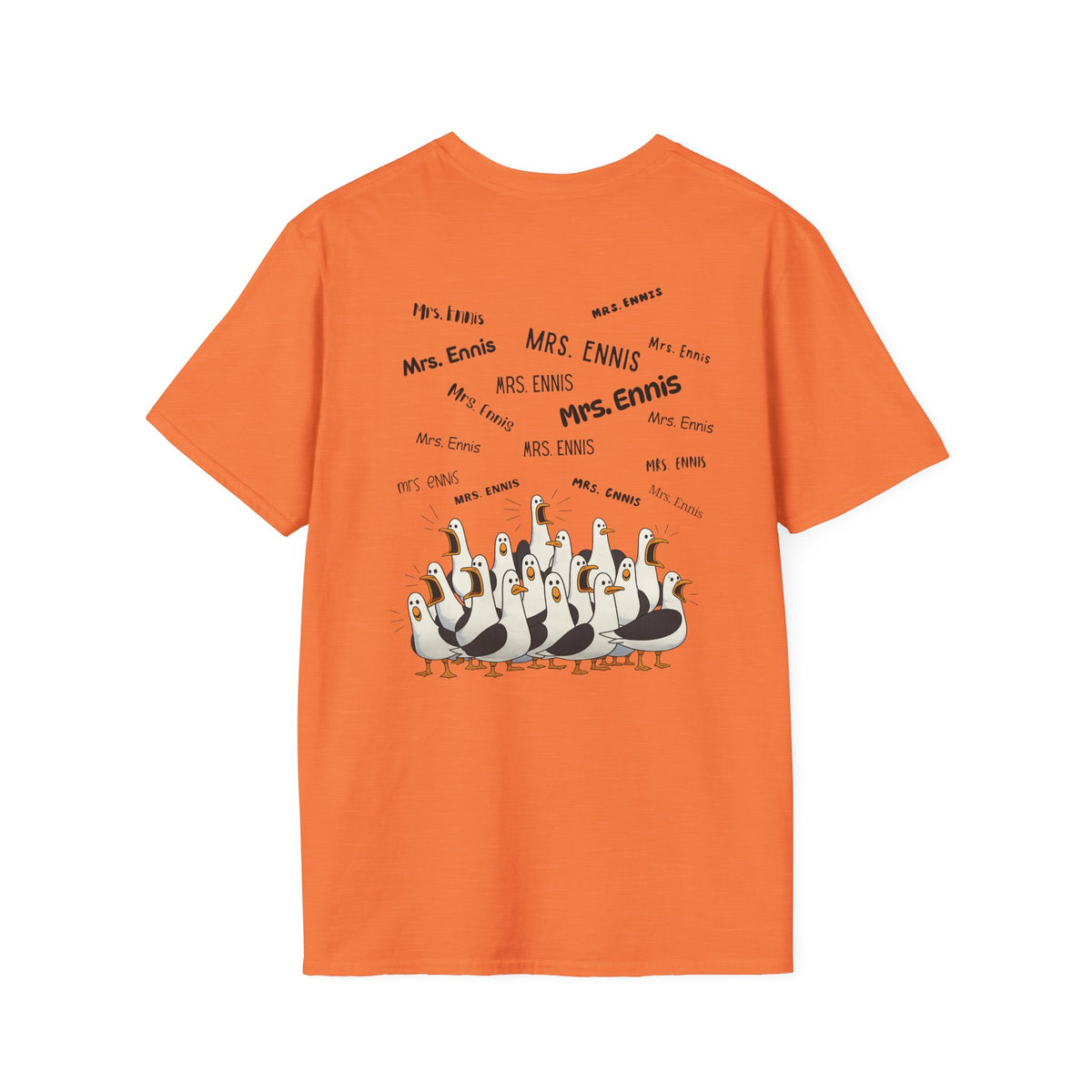 Mrs. Ennis- Seagull Crew Graphic T-Shirt — Personalized