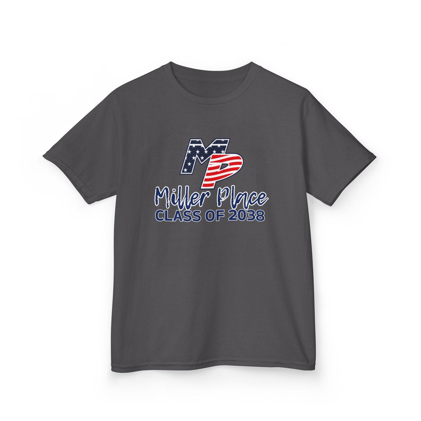 Miller Place Class of 2038 Kids Heavy Cotton Tee