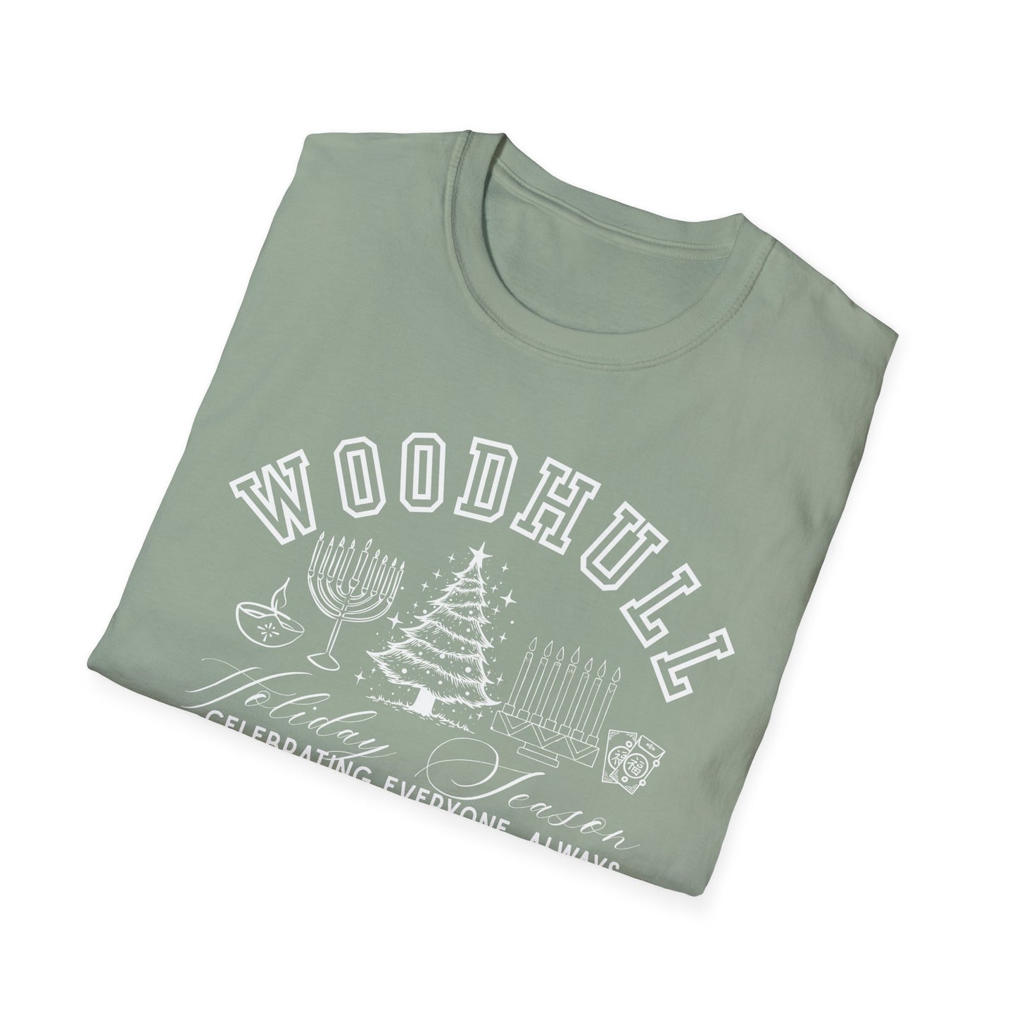 Woodhull- Celebrating Everyone, Always Holiday T-Shirt (Christmas)