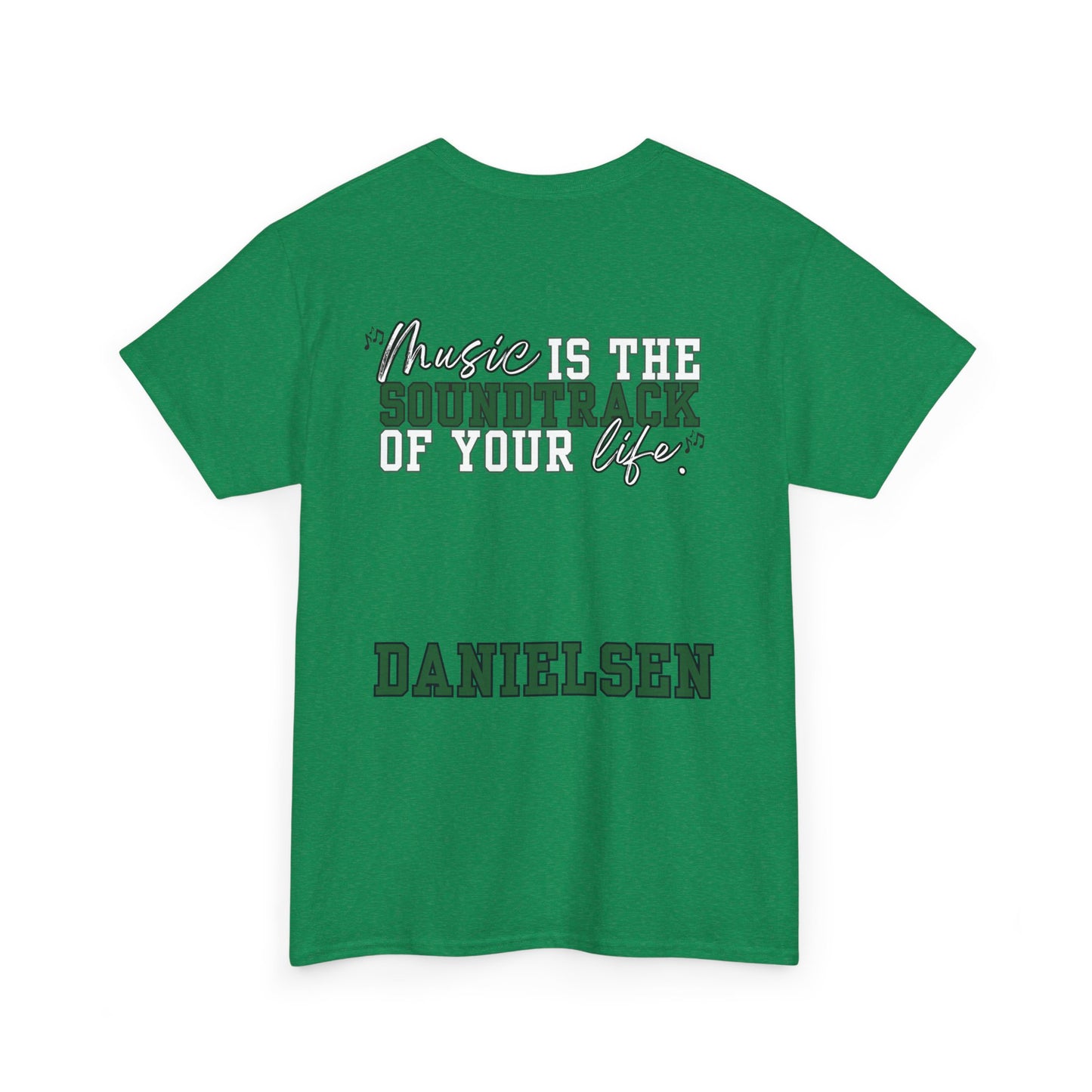 Danielsen- Floyd Music Heavy Cotton Tee - "Music is the Soundtrack of Your Life" Unisex T-Shirt- Personalized