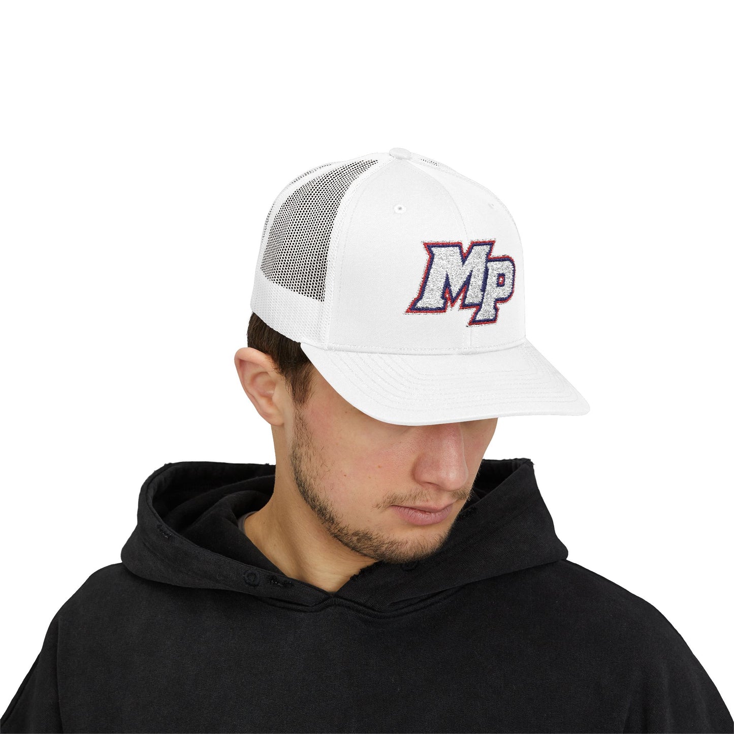MP Football Logo Embroidered Trucker Cap