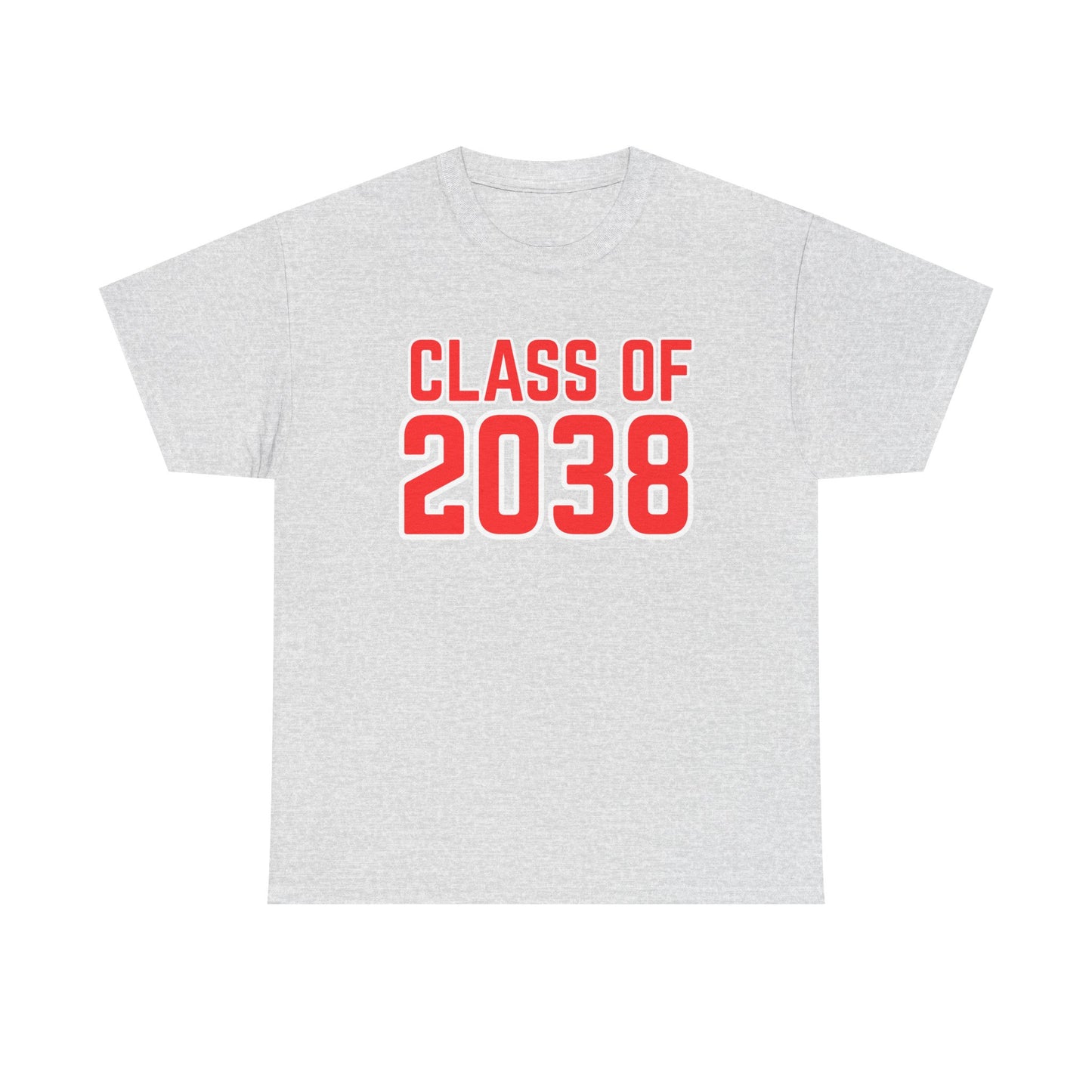 Class of 2038 Unisex Heavy Cotton Tee- Back to School- Grow With Me