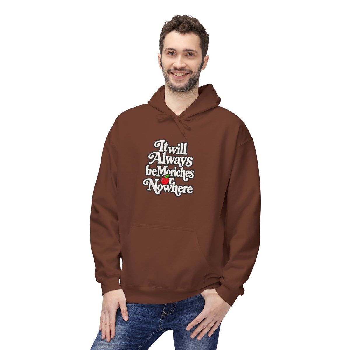 "MES or Nowhere" w/ apple- Moriches Hoodie