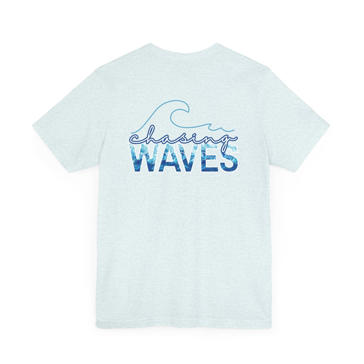 Chasing Waves -- Unisex Summer Shirt, Beachwear, Vacation Top, Summer Nights Apparel