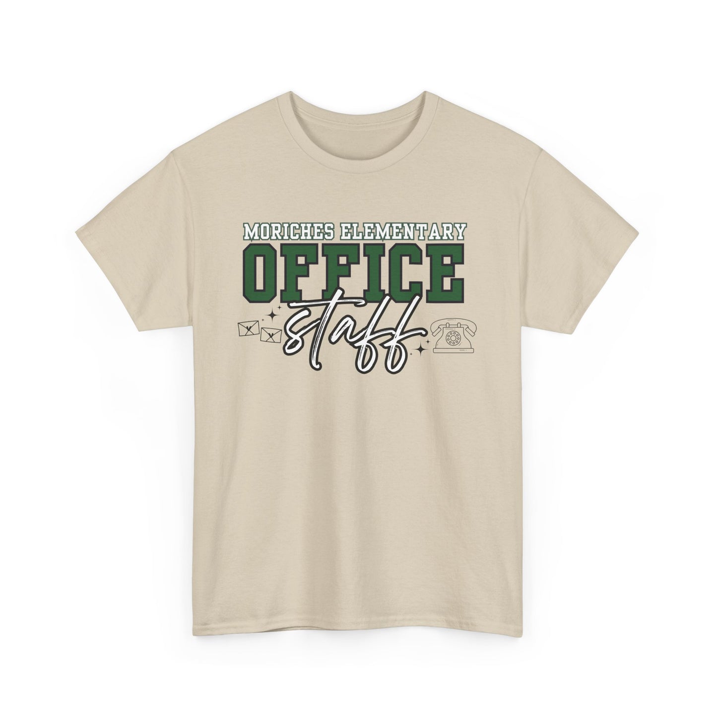 Moriches Office Staff Unisex Heavy Cotton Tee - Heart & Soul of Moriches Design