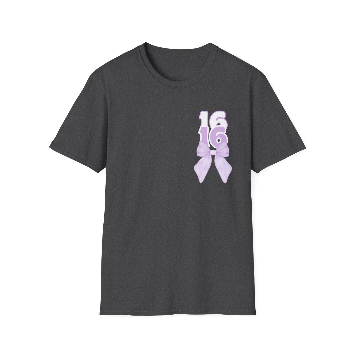 Sweet Sixteen Unisex Softstyle T-Shirt, Birthday Gift, Party Tee, Teen Fashion, Personalized