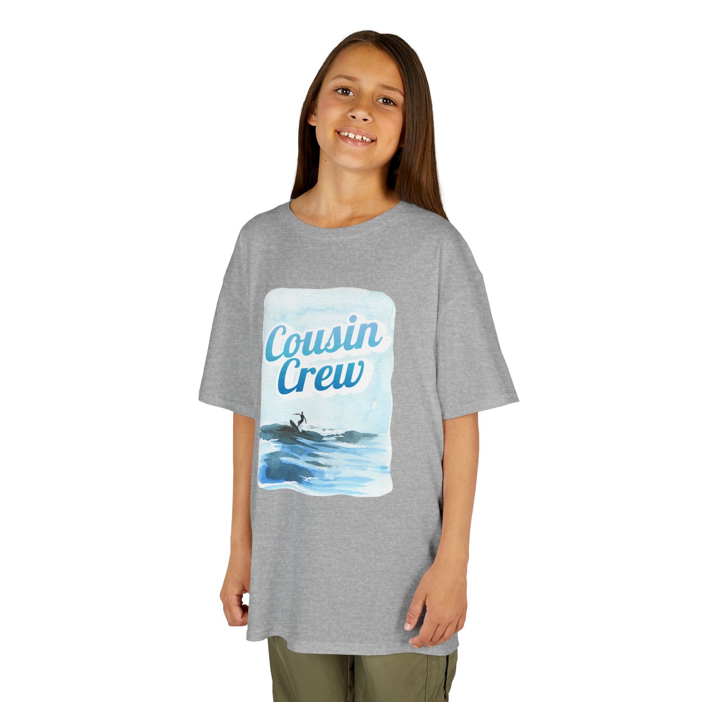Cool Cousin Crew Kids Tee - Summer Fun, Family Gatherings, Beach Days, Mini Collection