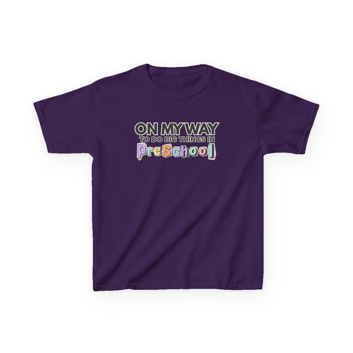 Big Things in PreSchool- Kids Back to School Shirt
