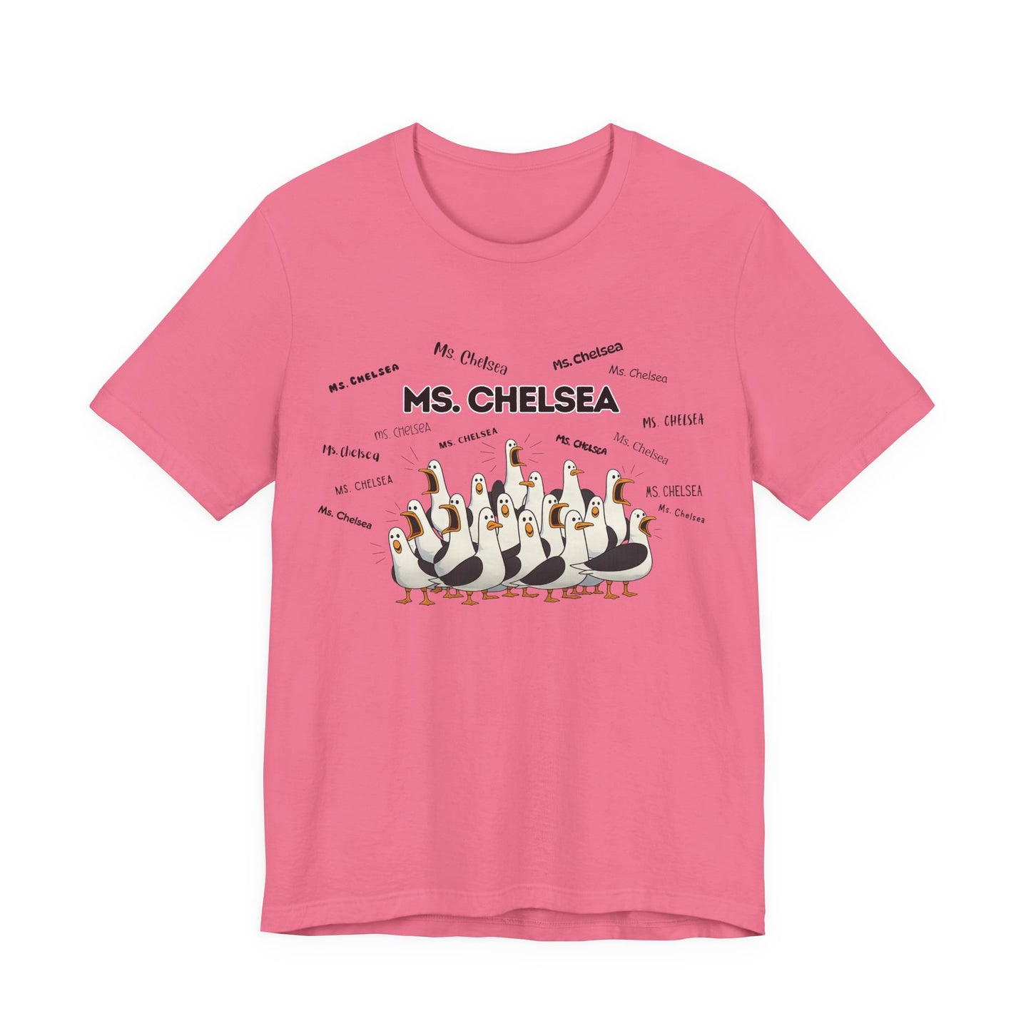 Ms. Chelsea- Penguin Choir T-Shirt — Funny Teacher Personalized Tee