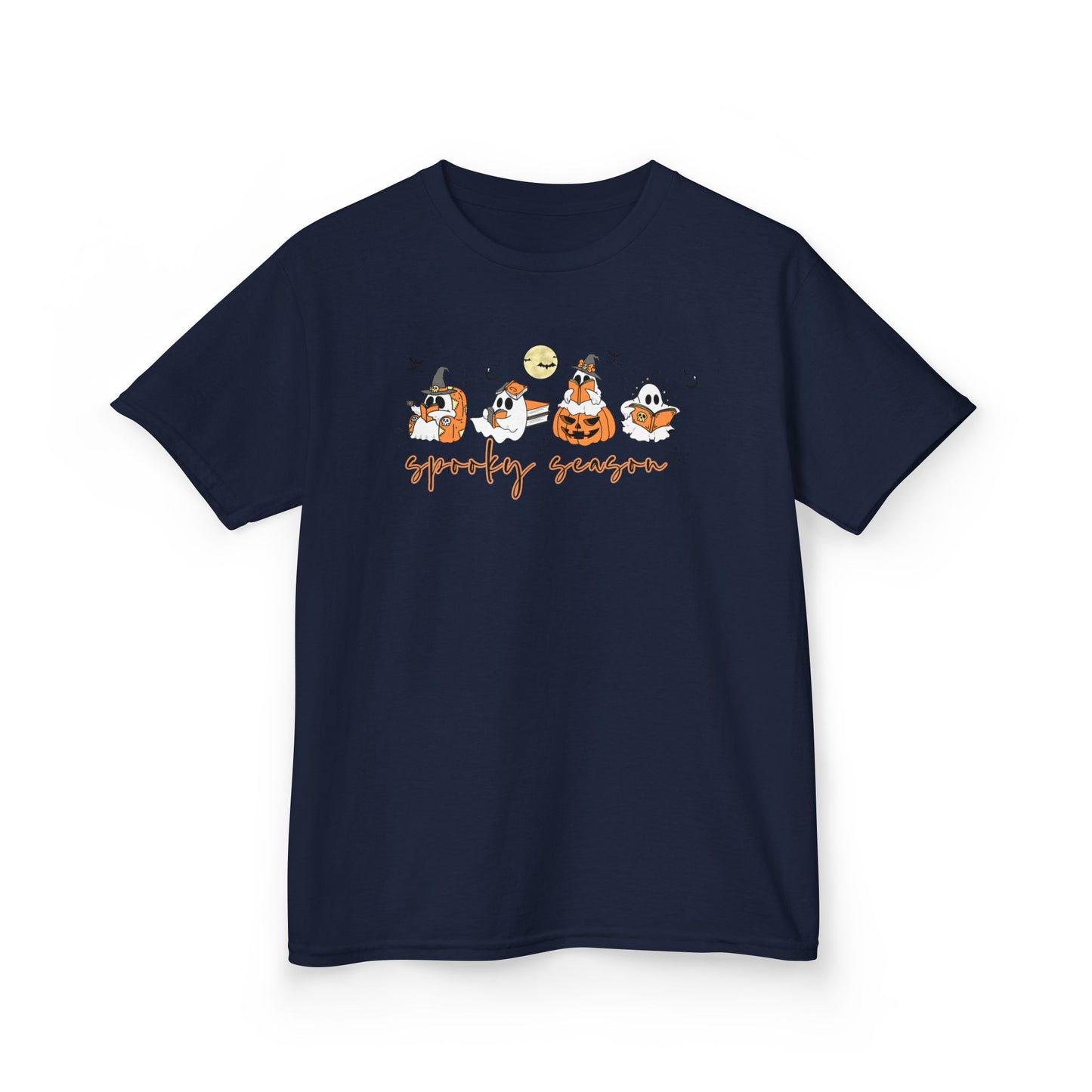 Spooky Season- Reading Ghosts- Halloween - Kids Cotton™ Tee