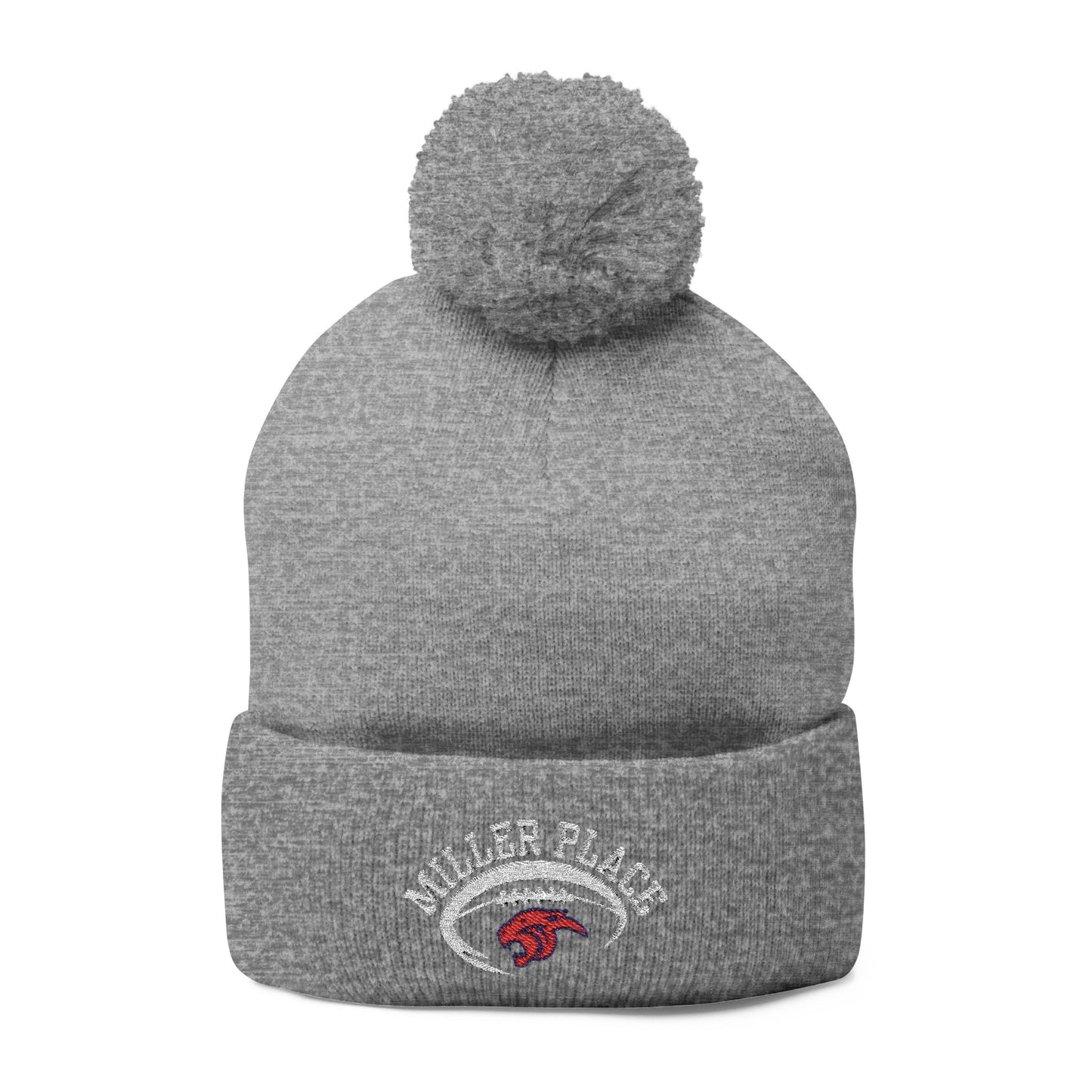 Miller Place Football Winter PomPom Hat