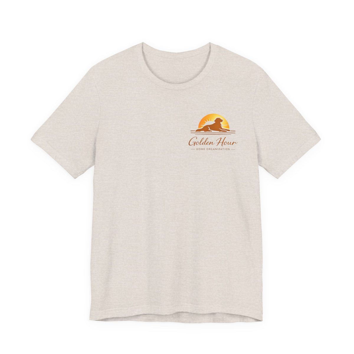 "Golden Hour Home Organization"Logo T-Shirt—  Personalized