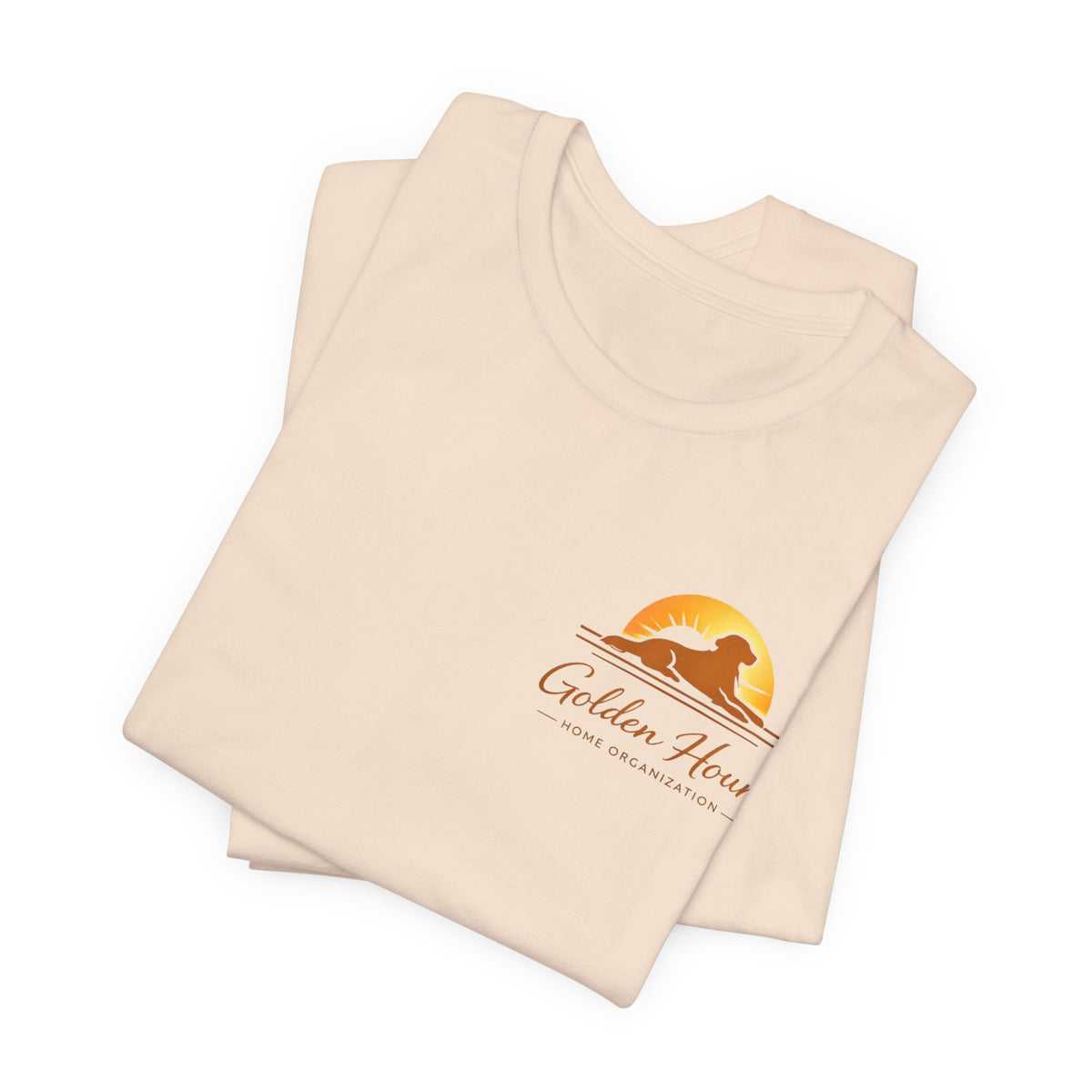 "Golden Hour Home Organization"Logo T-Shirt—  Personalized