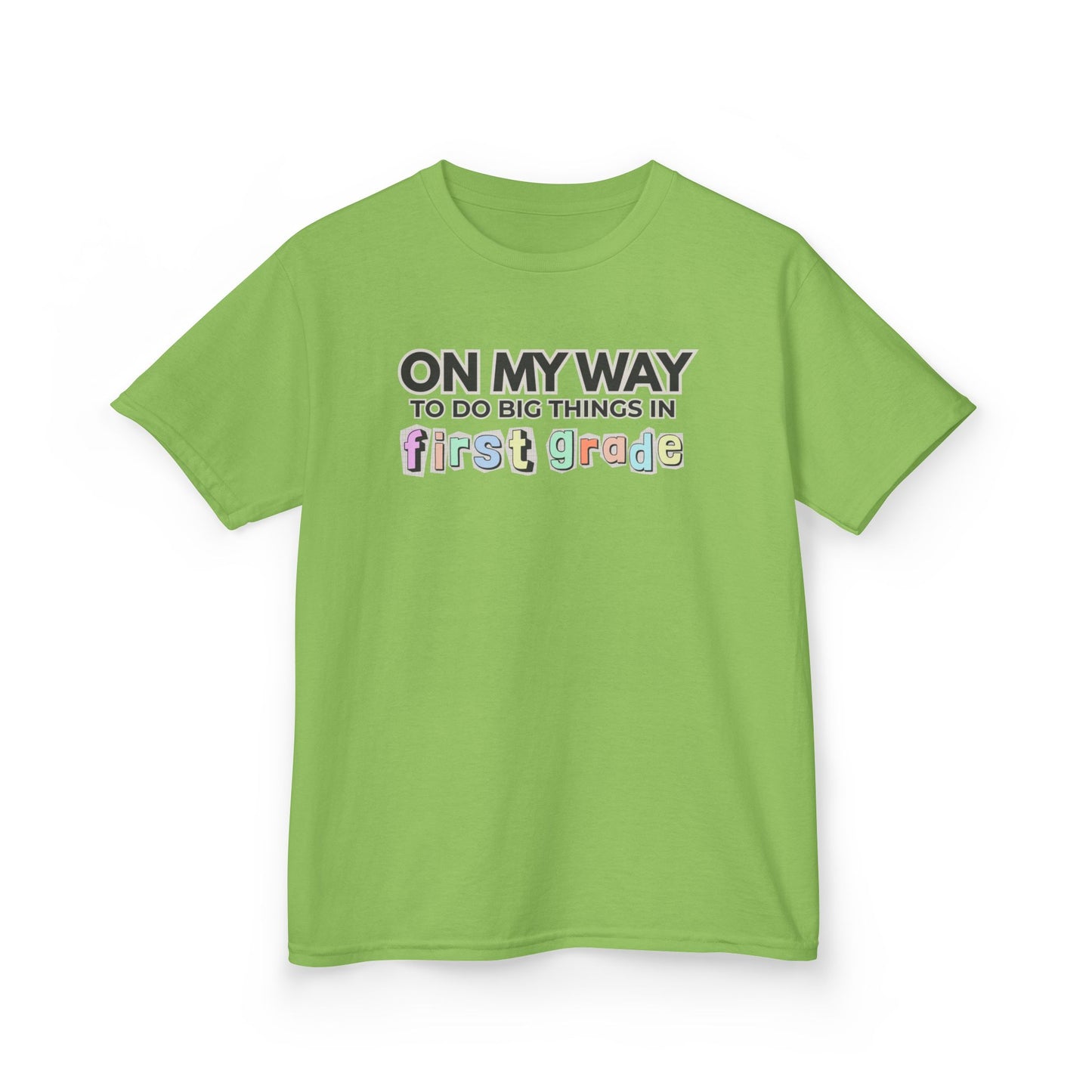 Big Things in 1st Grade- Kids Back to School Shirt