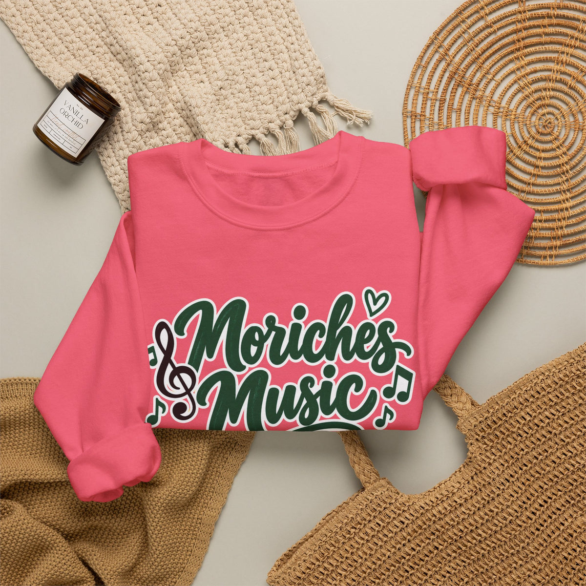 Moriches Music Sweatshirt — "Music Can Change the World" Crewneck