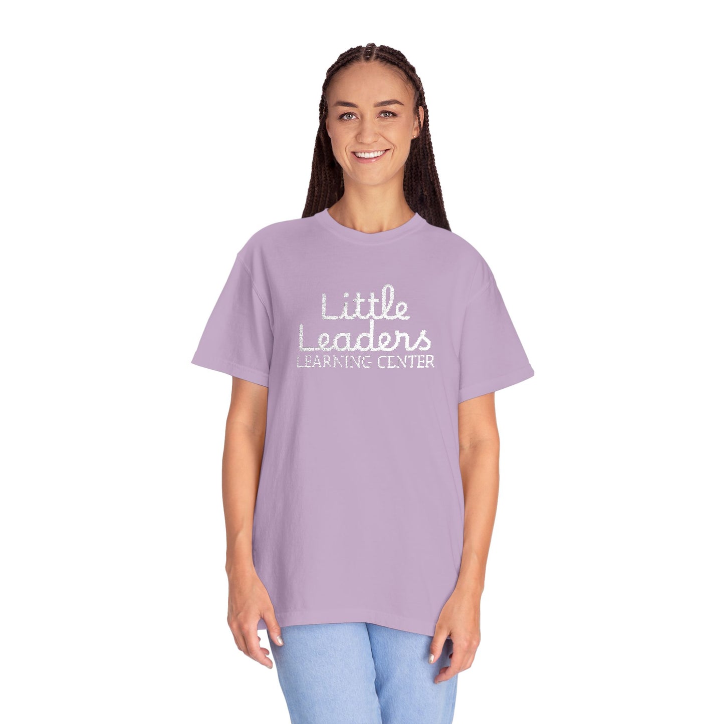 Little Leaders Full Embroidered Unisex Garment-Dyed T-Shirt