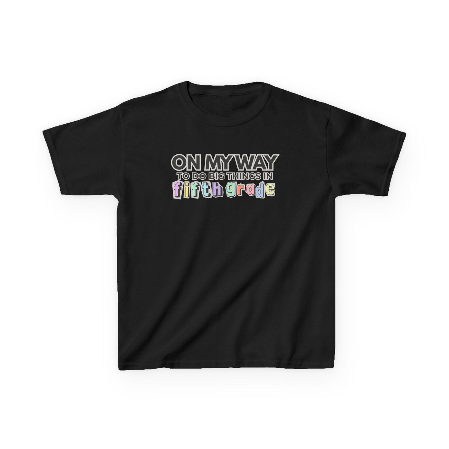 Big Things in 5th Grade- Kids Back to School Shirt