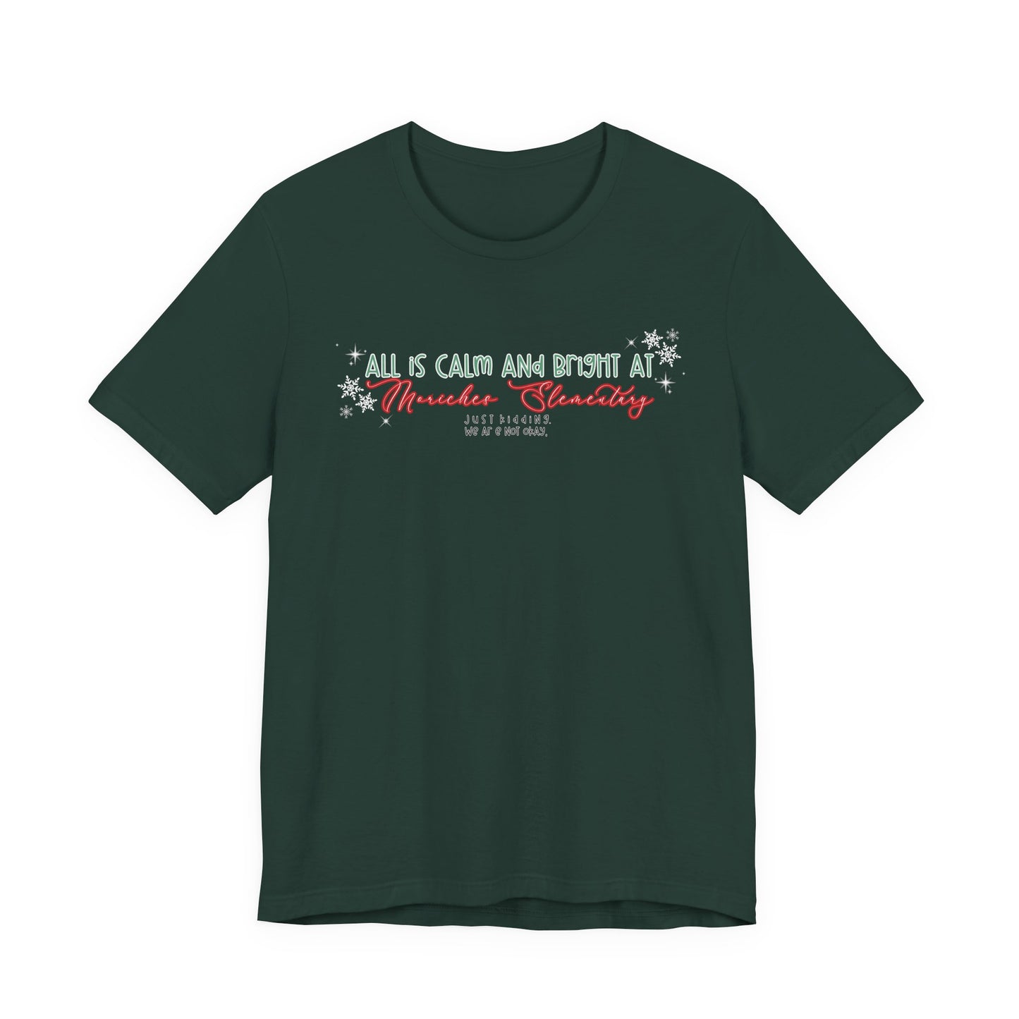 All is calm at Moriches— Christmas Unisex T‑Shirt