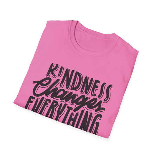 Kindness Changes Everything T-Shirt, Unisex Softstyle Tee