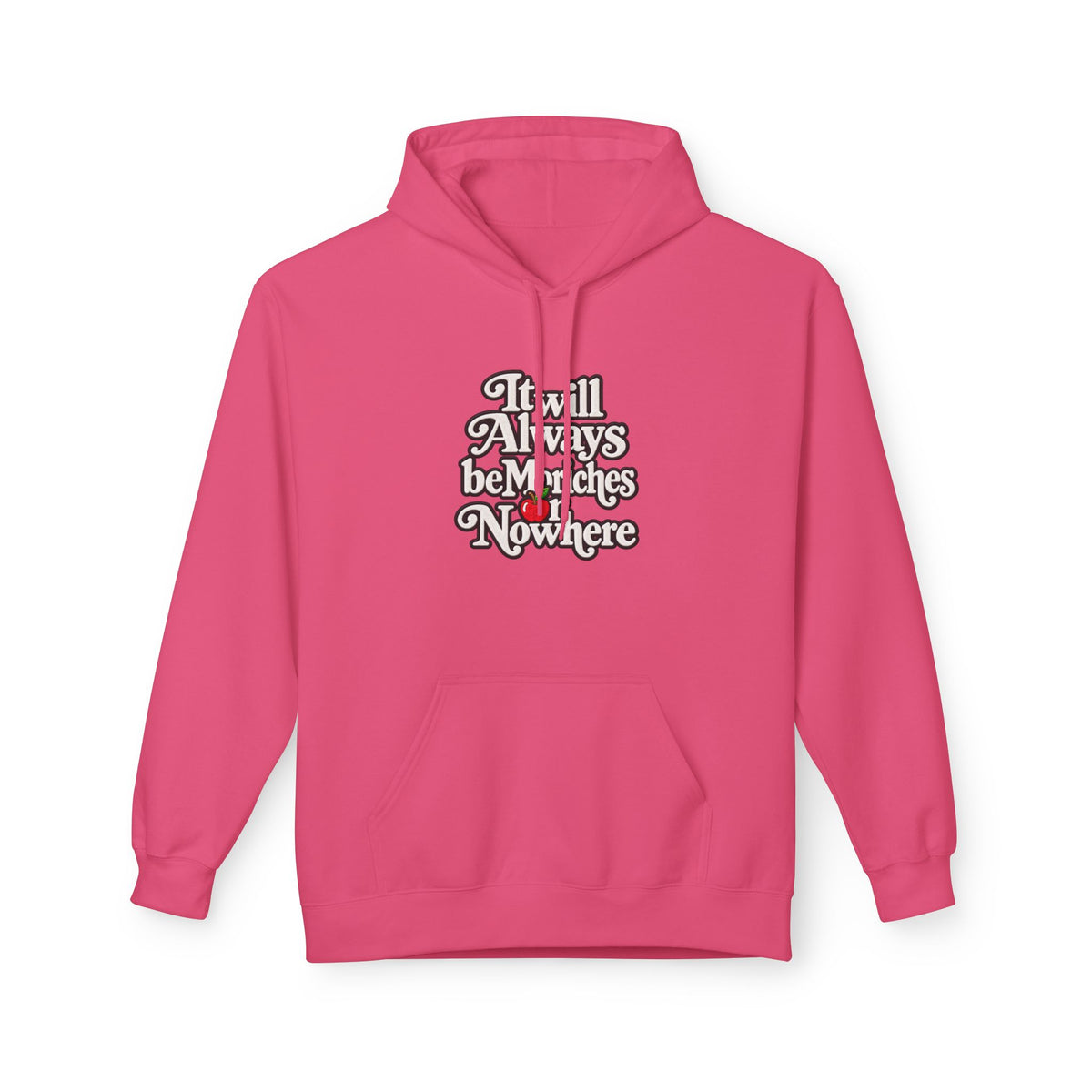 "MES or Nowhere" w/ apple- Moriches Hoodie