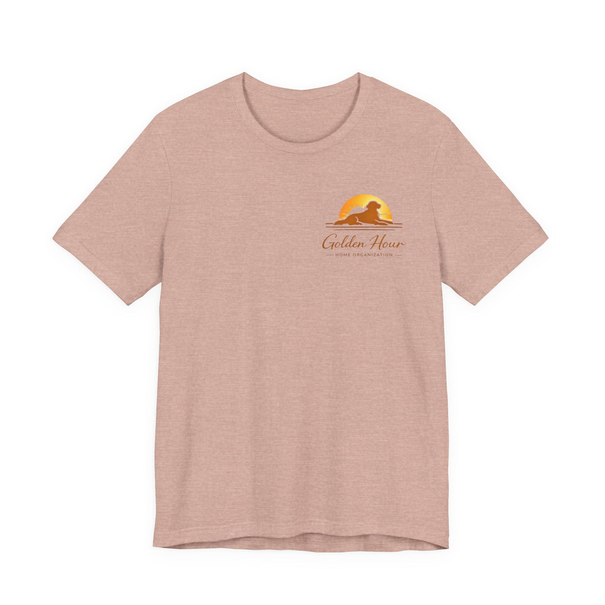 "Golden Hour Home Organization"Logo T-Shirt—  Personalized