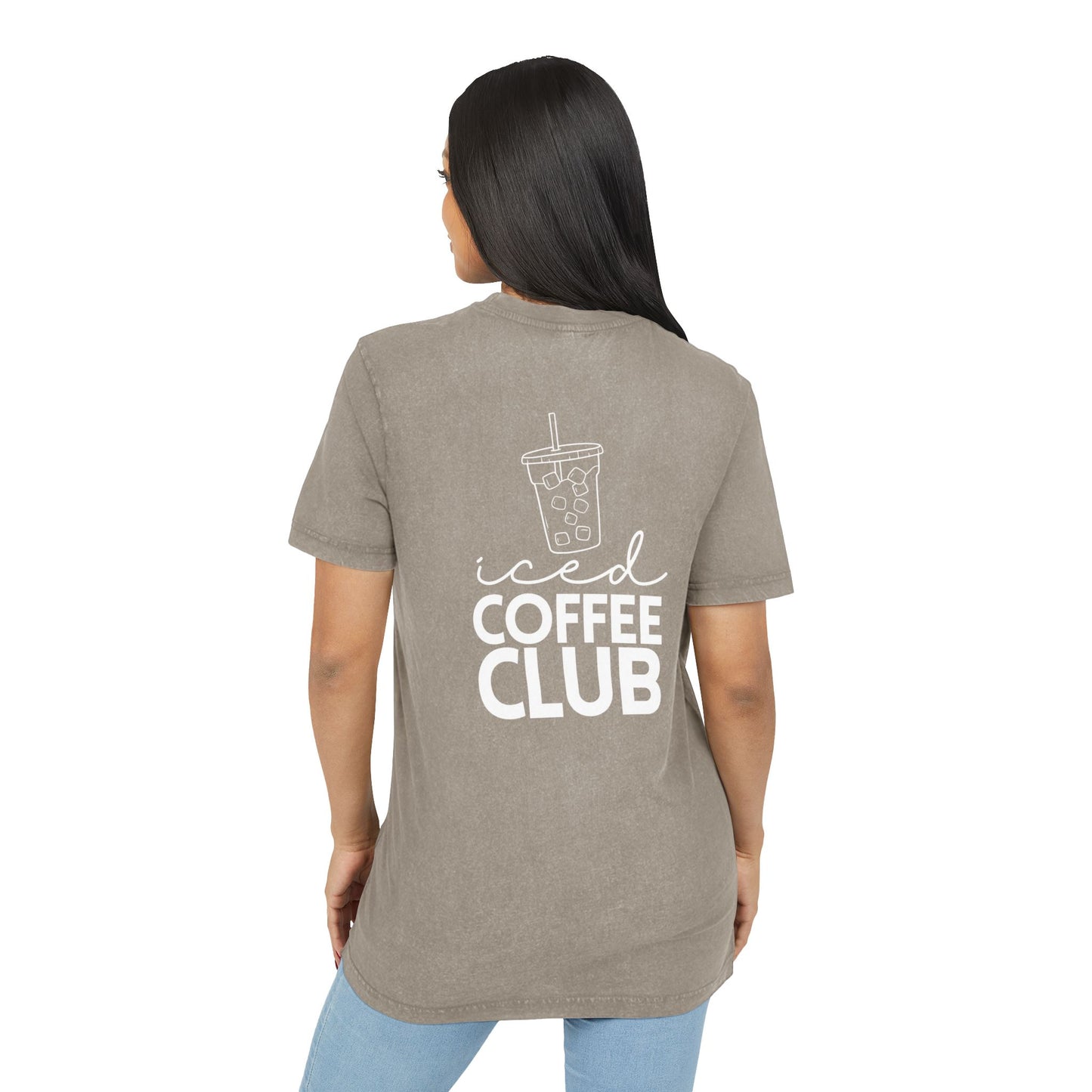 Iced Coffee Club Acid Washed Tee